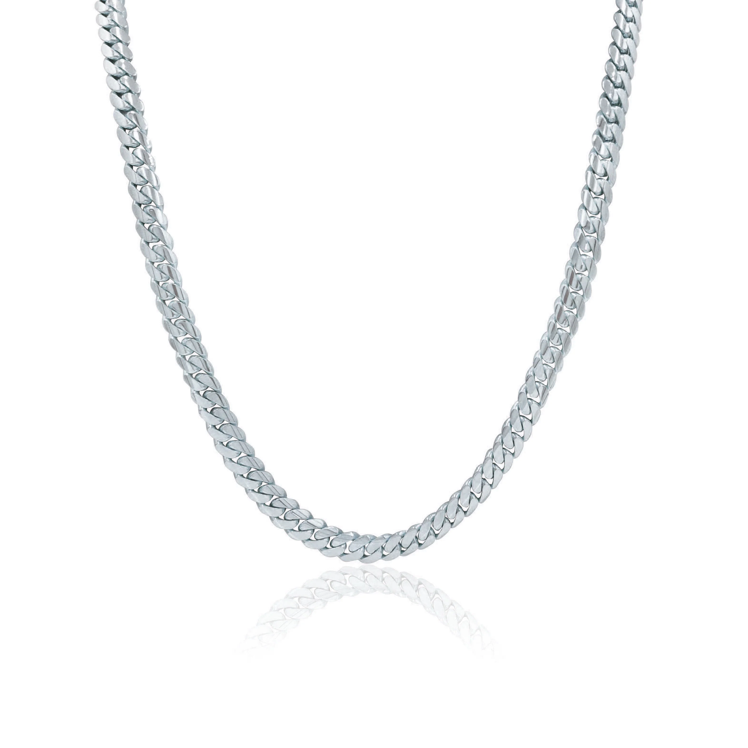 8mm Cuban Link Chain in 10K Solid Gold - Image 6