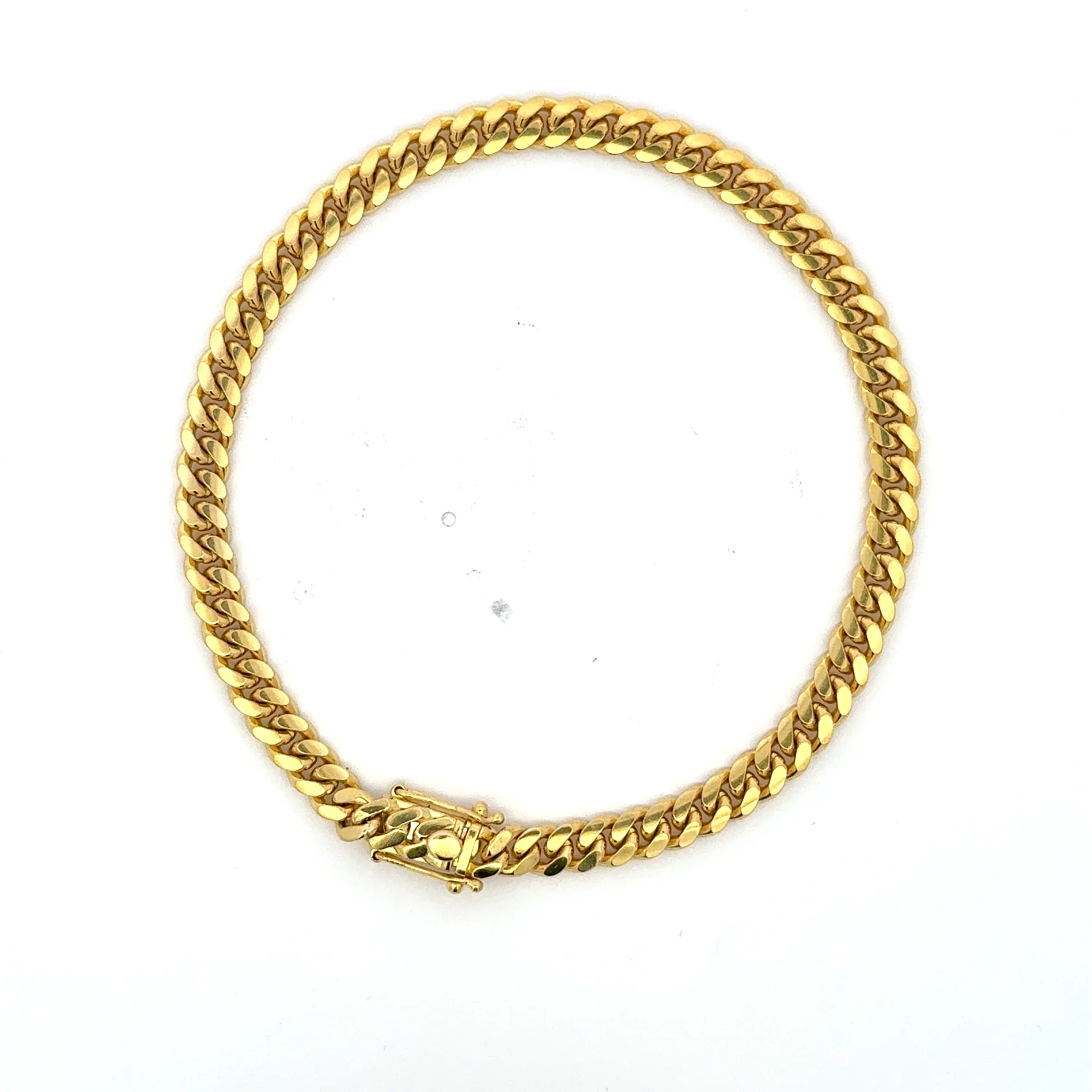 Anklet Cuban Link 5.5mm 10" 10K - Image 3