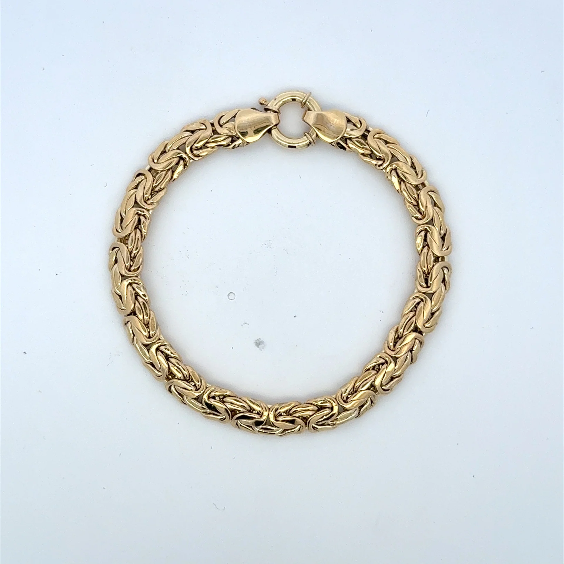 Bracelet Byzantine 7.5mm 7.5" 10K - Image 6