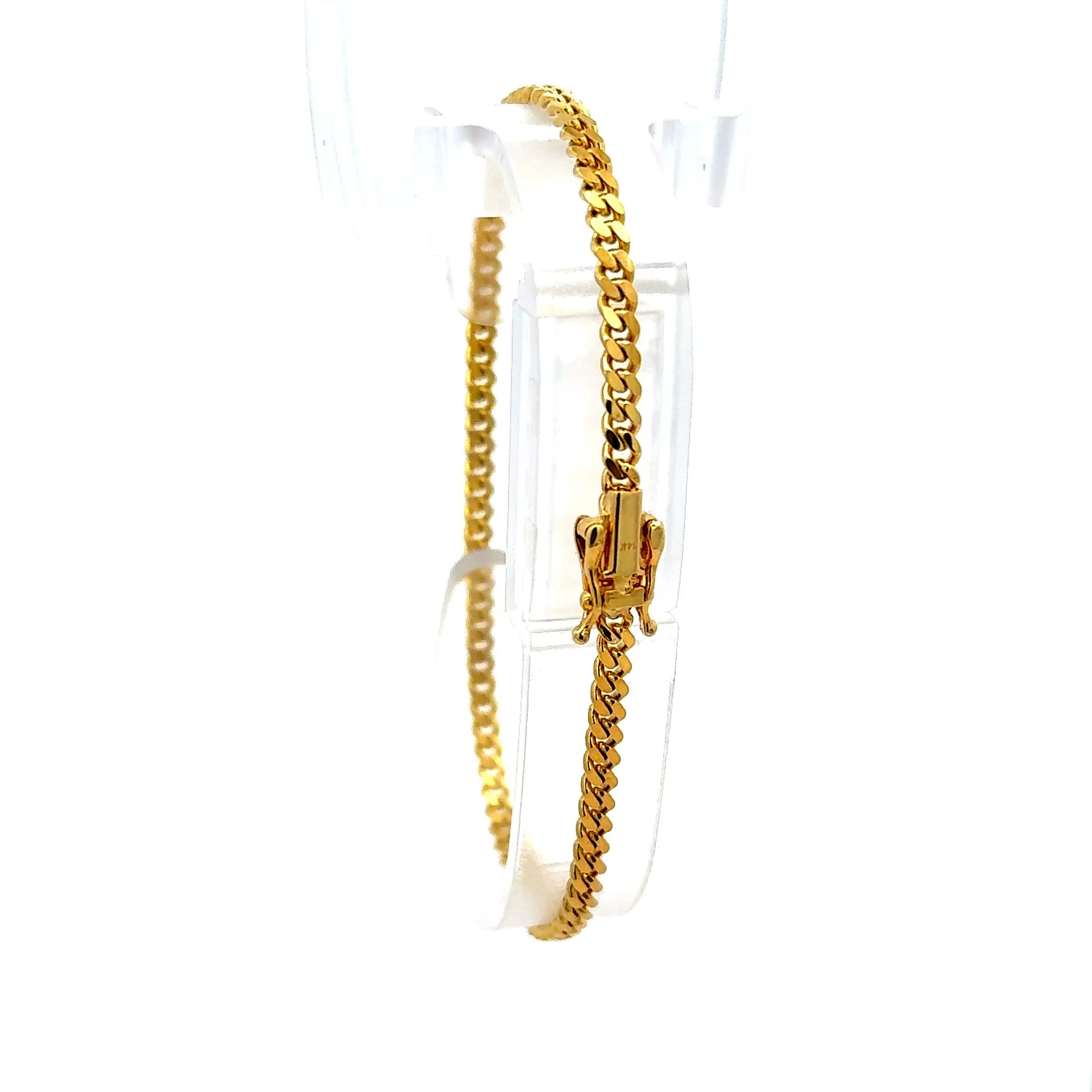 Bracelet Cuban Link 3mm 7.5" 10K