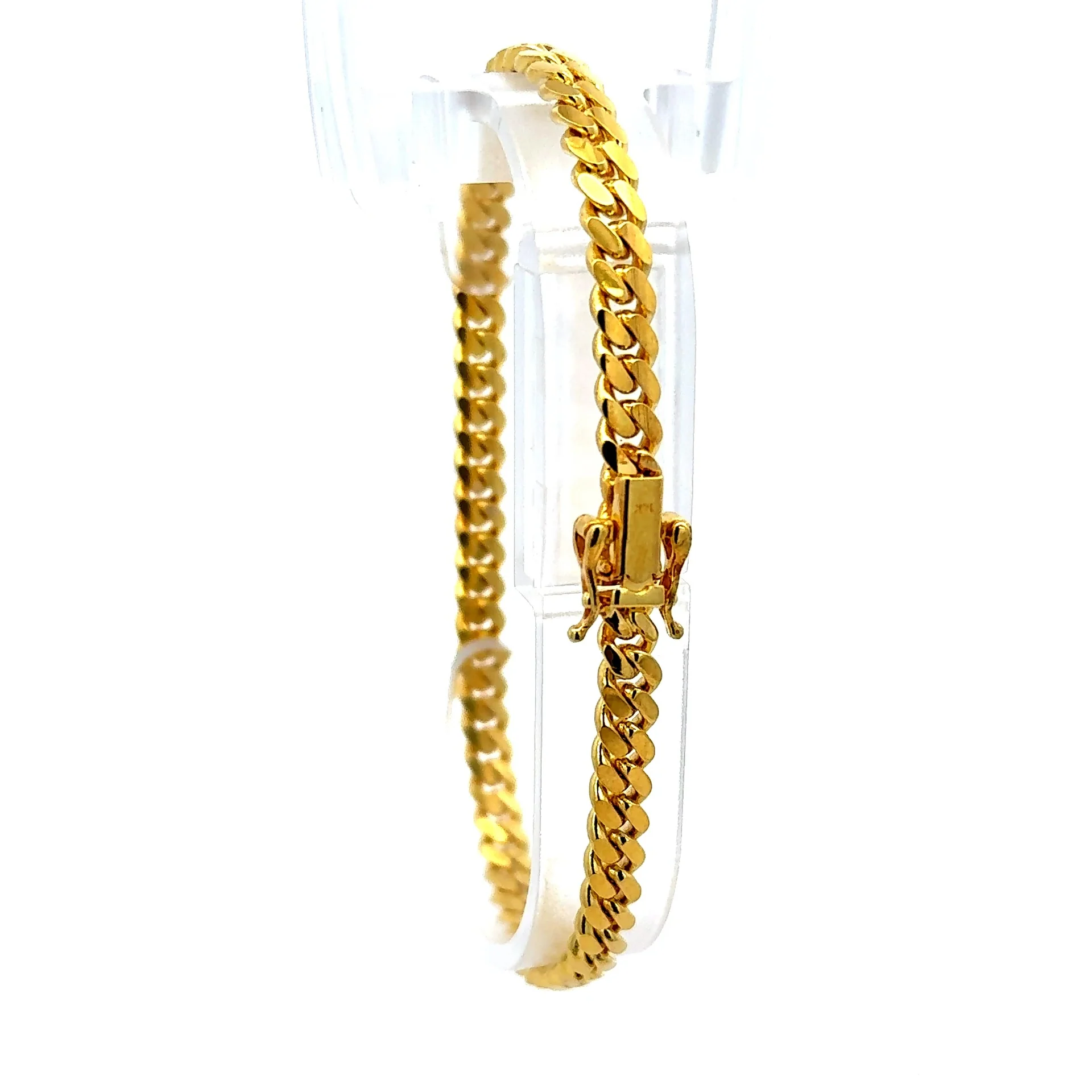 Bracelet Cuban Link 5mm 8" 14K - Image 11