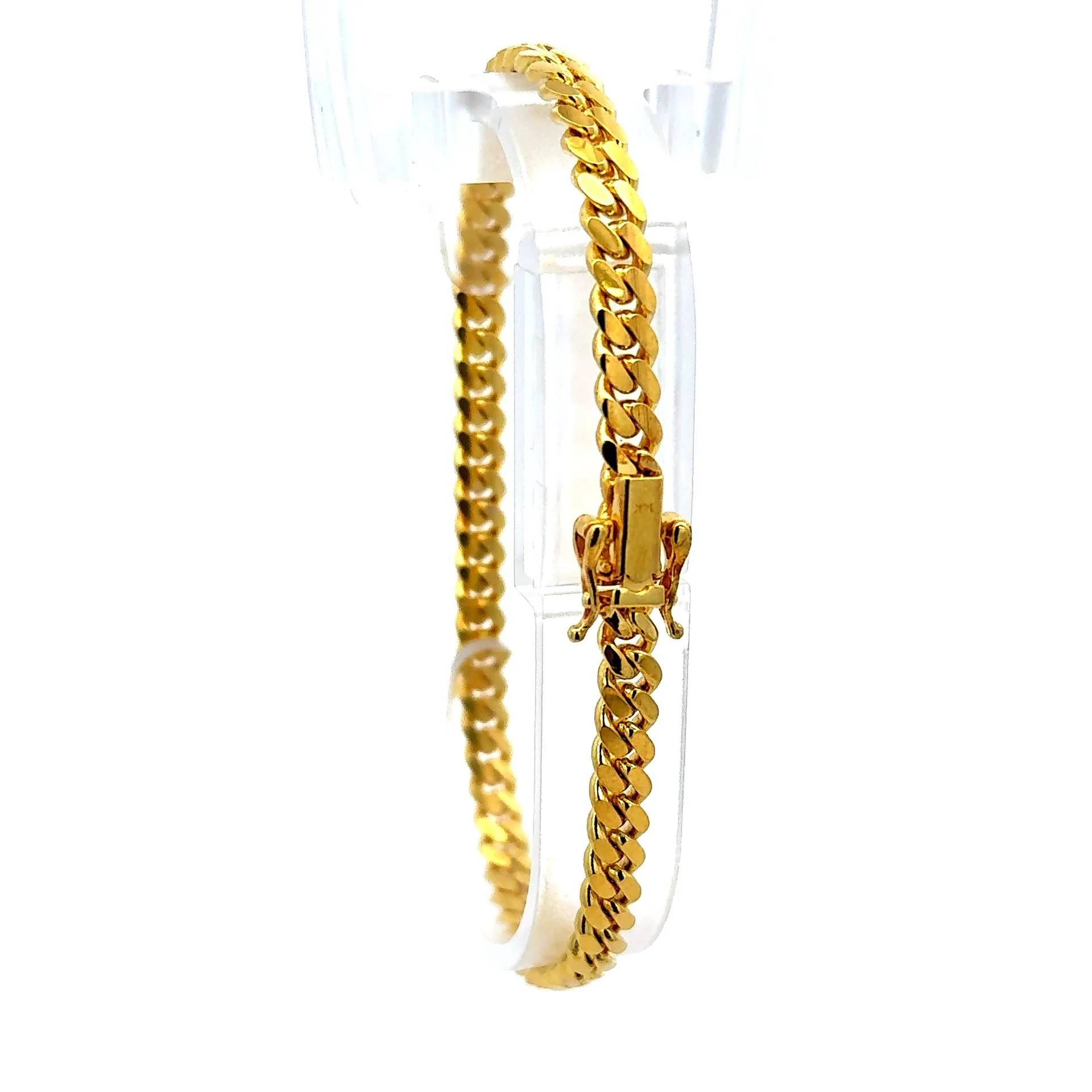 Bracelet Cuban Link 5mm 8" 14K - Image 9