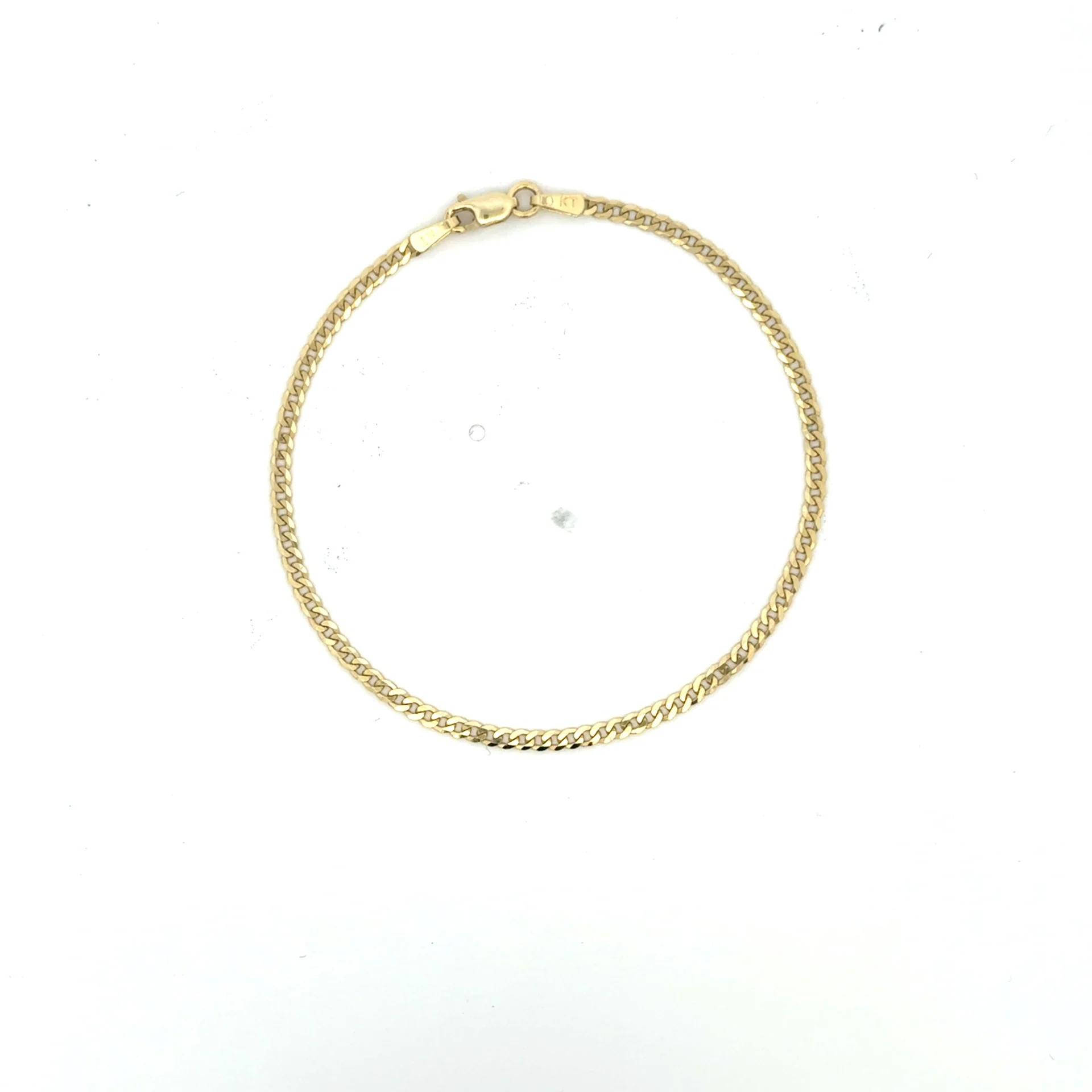 Bracelet Curb Link 2mm 6" 10K - Image 2