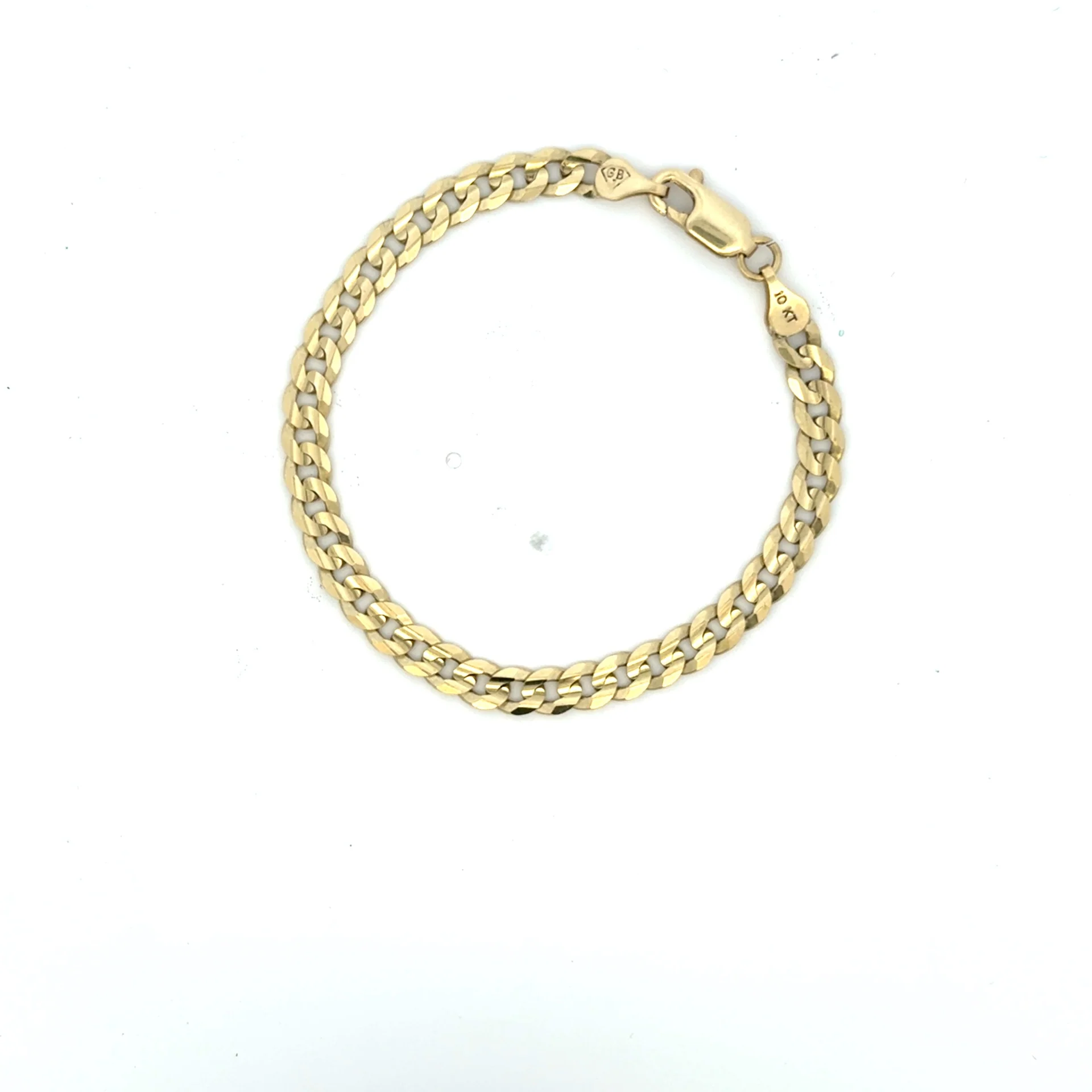 Bracelet Curb Link 4.5mm 6" 14K - Image 3