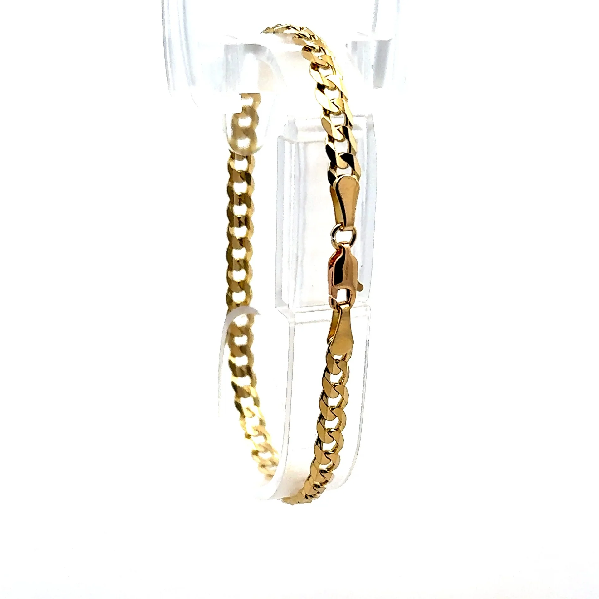 Bracelet Curb Link 5mm 8" 10K - Image 2