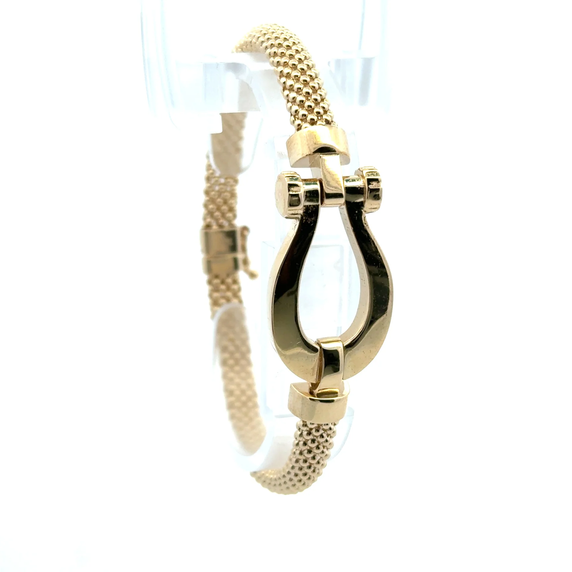 Bracelet Jessica with Horseshoe 6mm 7" 10K