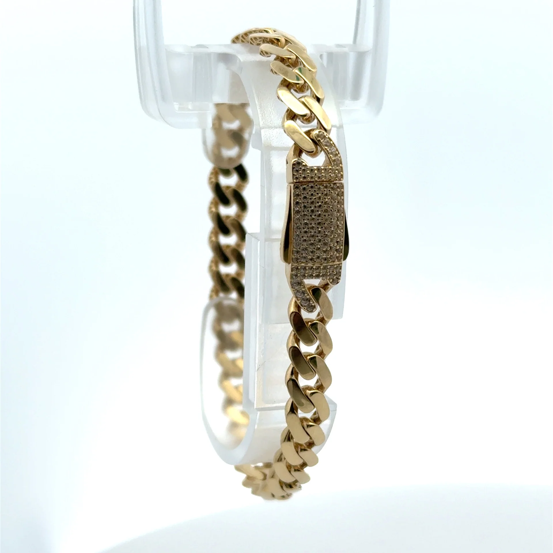 Bracelet Monaco 7mm 7" 10K - Image 3