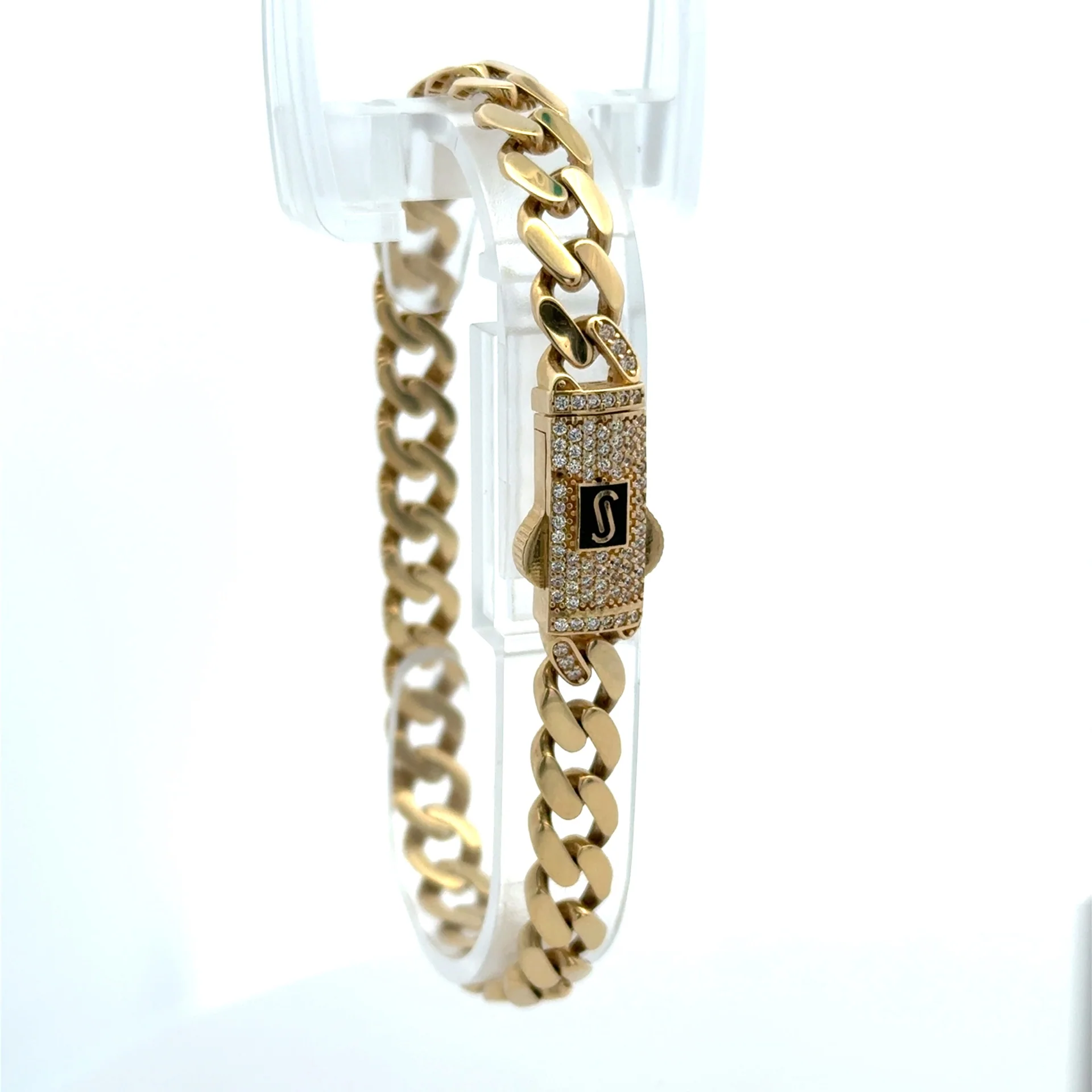 Bracelet Monaco 8mm 8" 10K