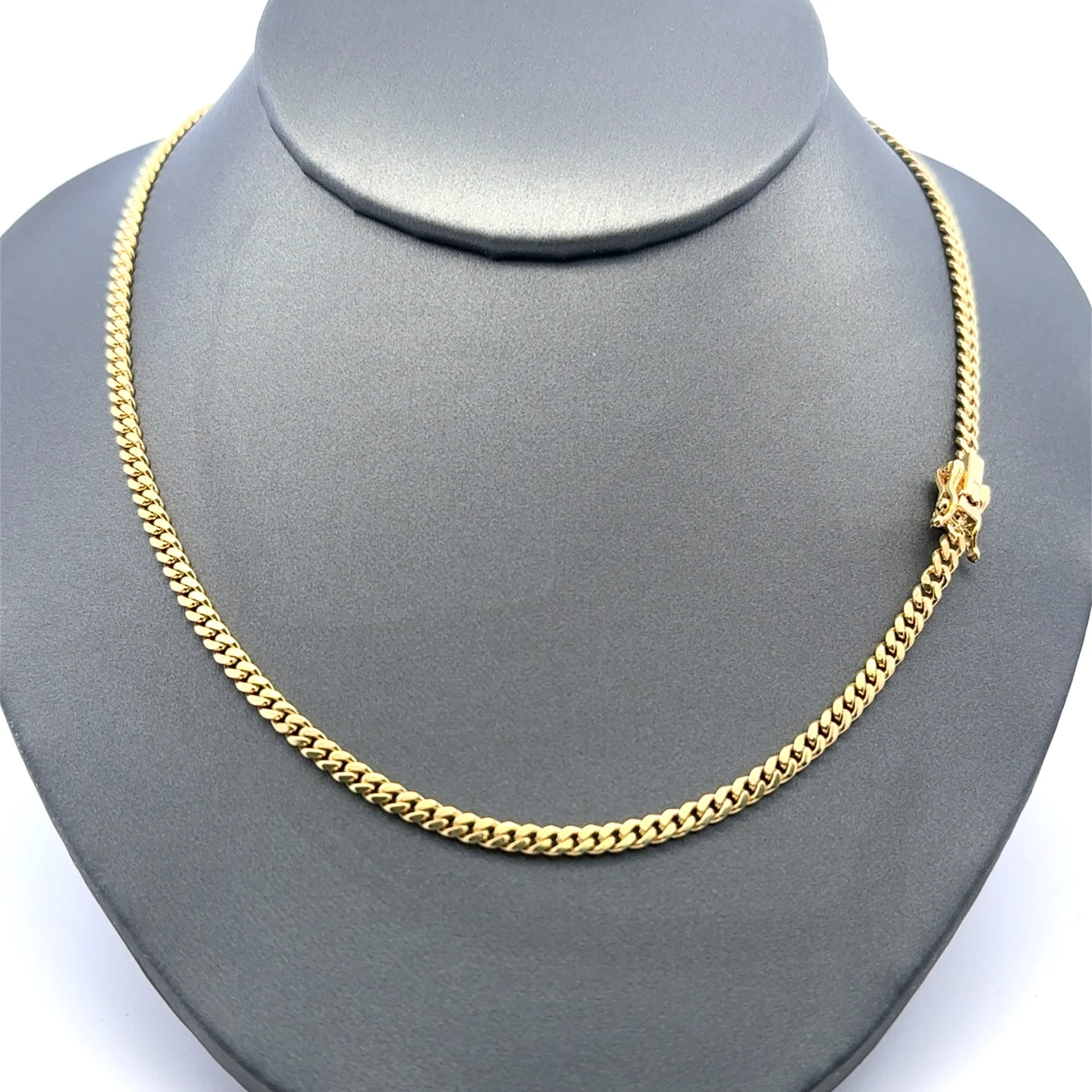 Chain Cuban Link 3mm 18" 14K - Image 8
