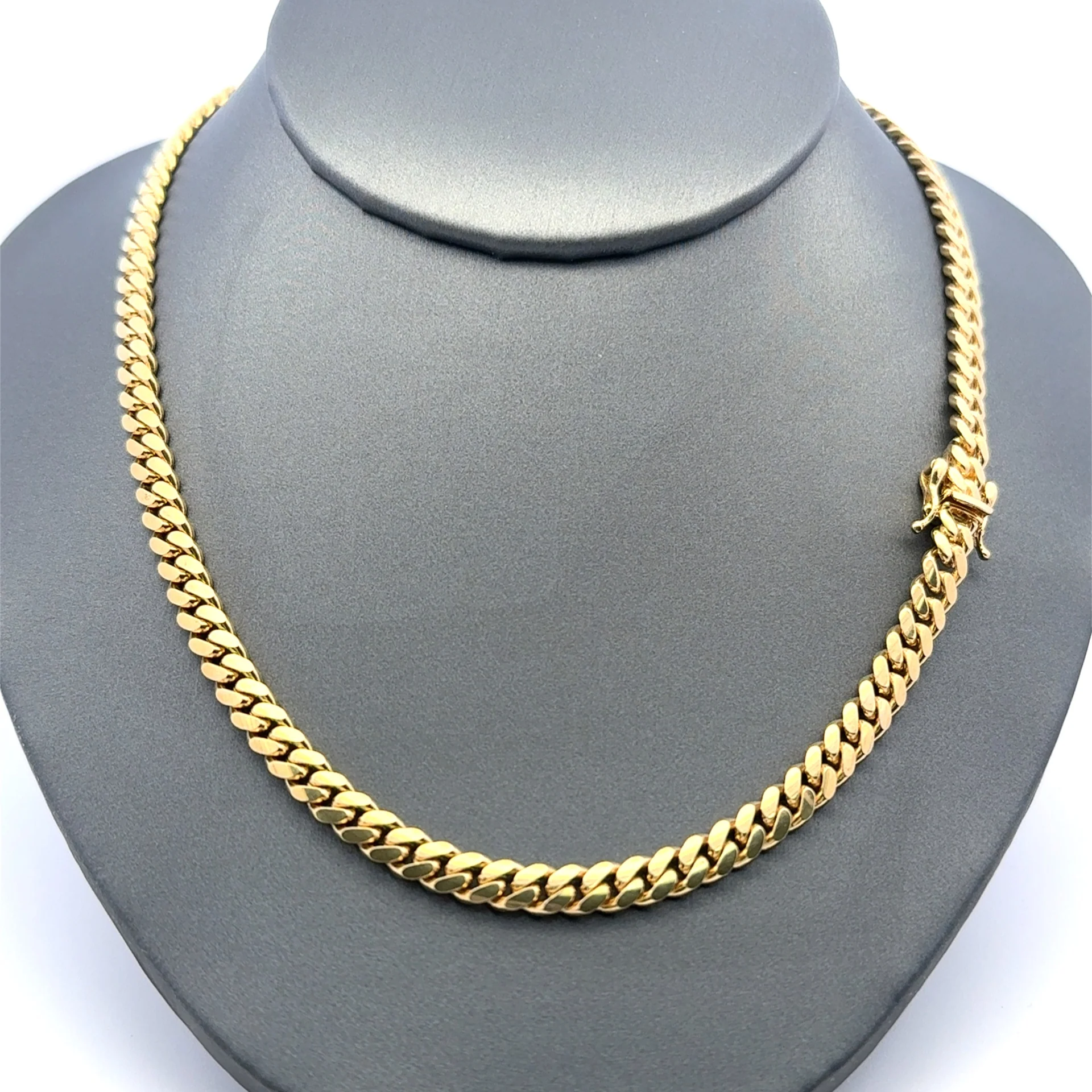 Chain Cuban Link 5mm 24" 14K - Image 4