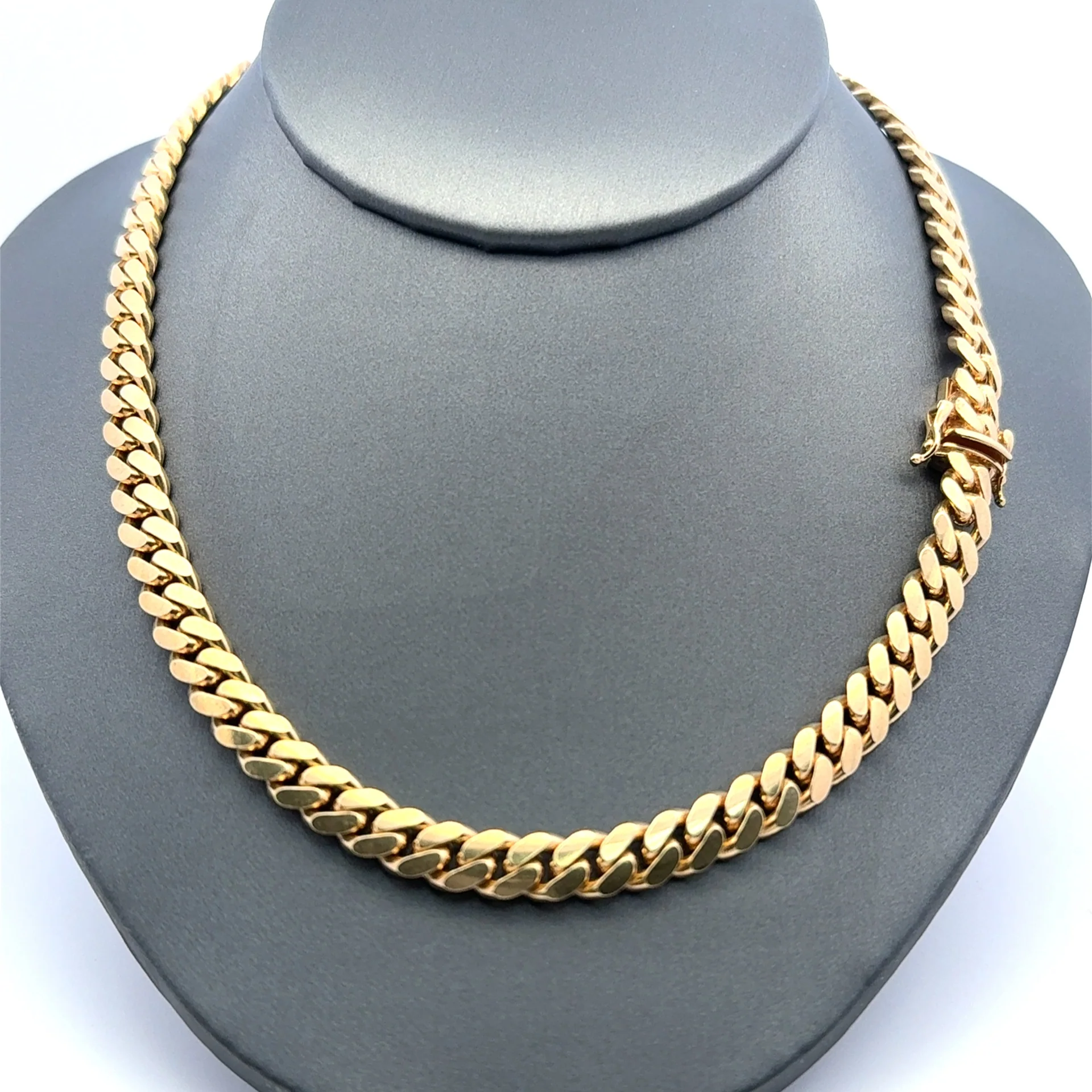 Chain Cuban Link 7mm 24" 14K - Image 4