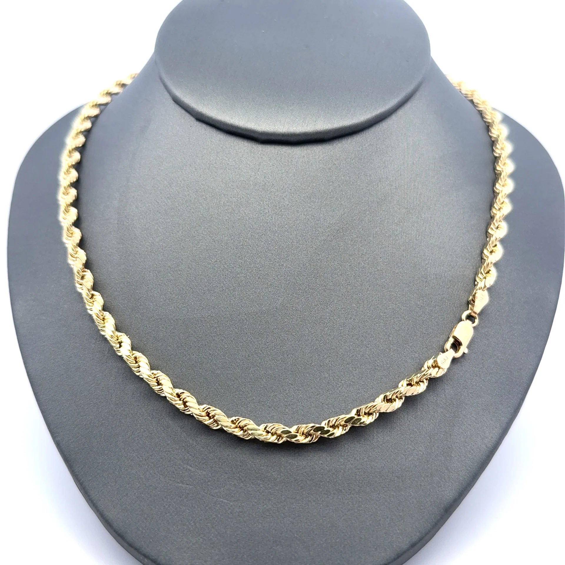 Chain Hollow Rope 4mm 24" 10K - Image 4