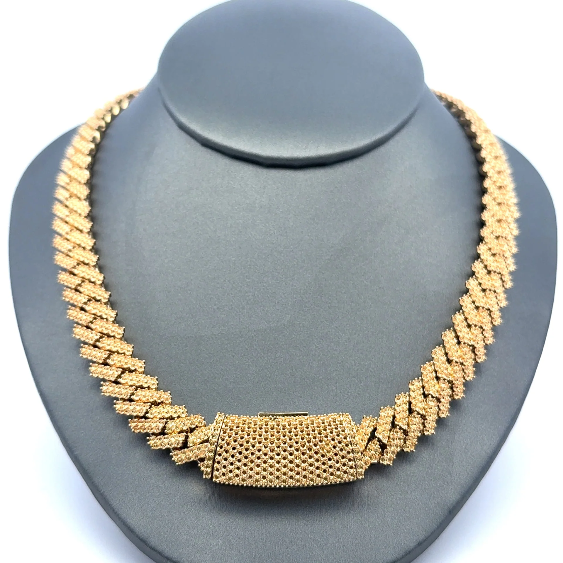 Chain Iced Cuban without Stones 11mm 18" 10K - Image 3