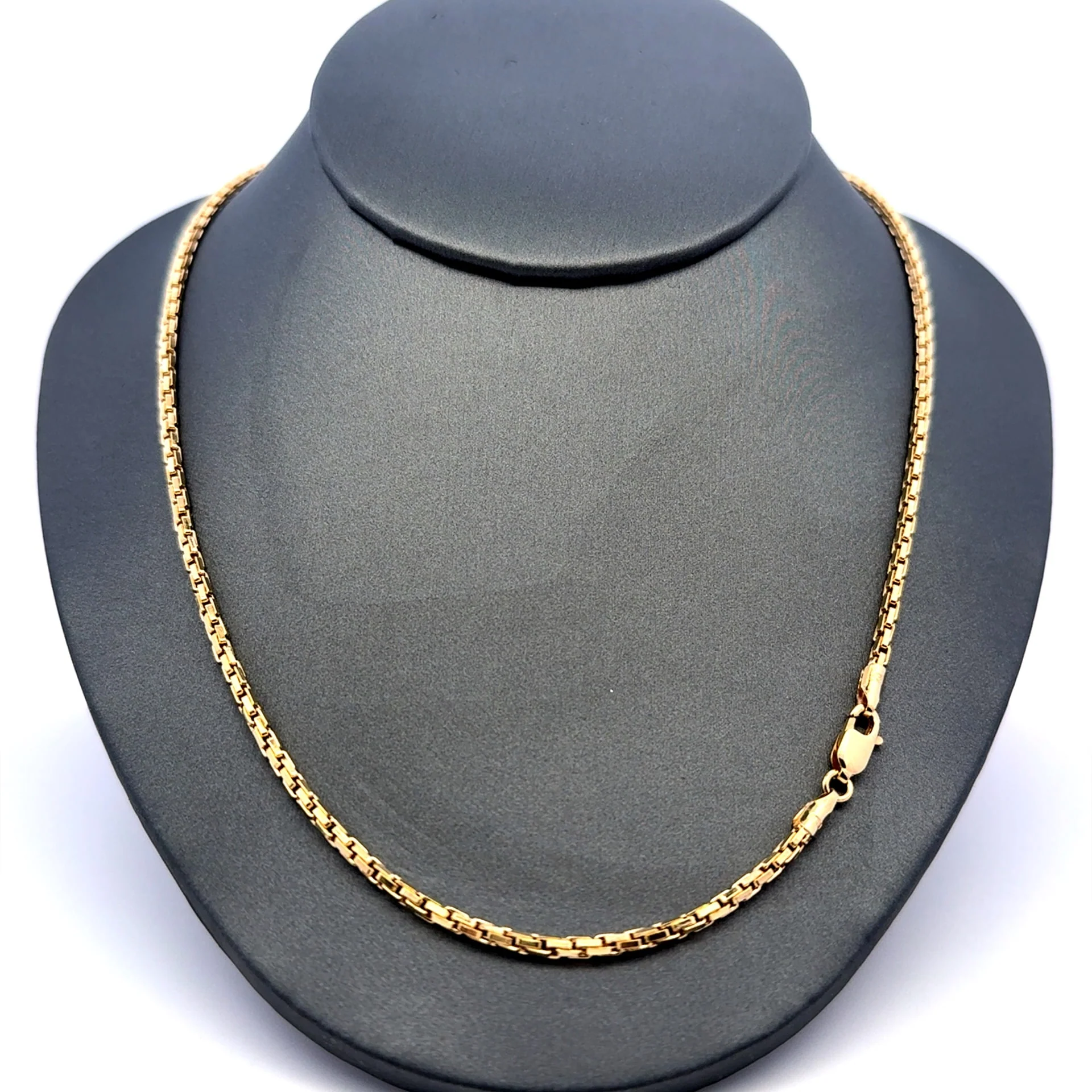 Chain Interlocking Box Link 2mm 18" 10K