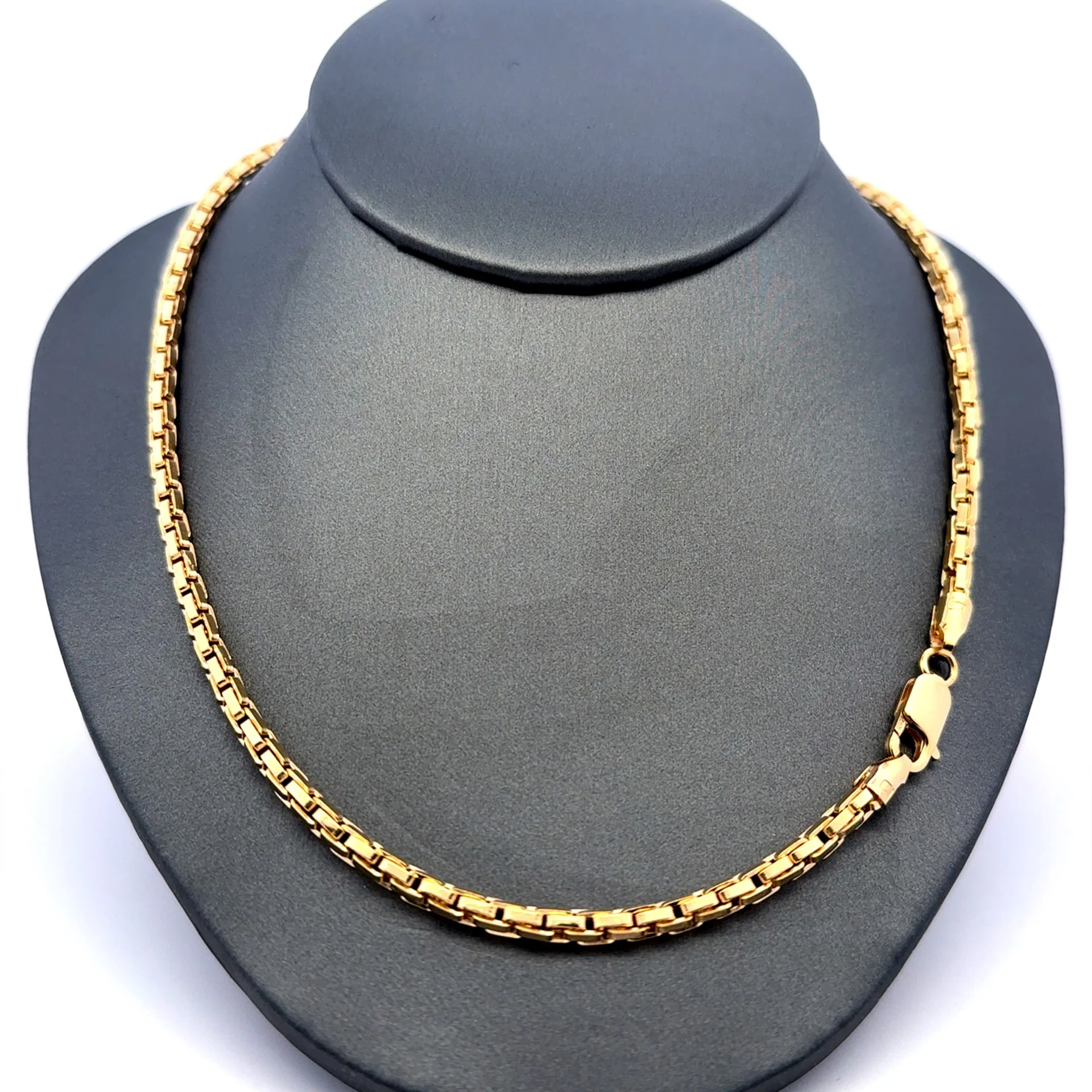 Chain Interlocking Box Link 3.5mm 20" 14K - Image 5