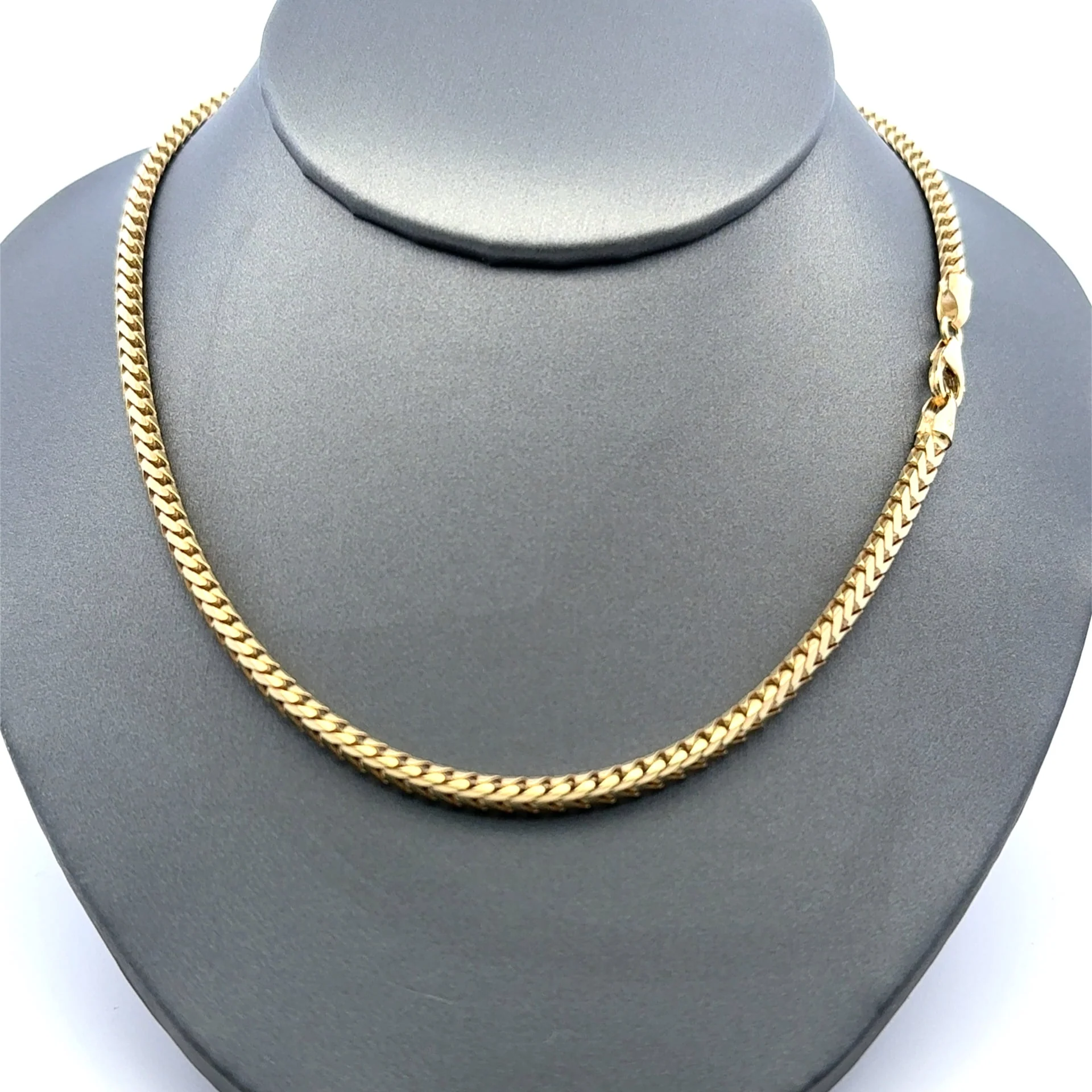 Chain Solid Franco 3mm 20" 14K
