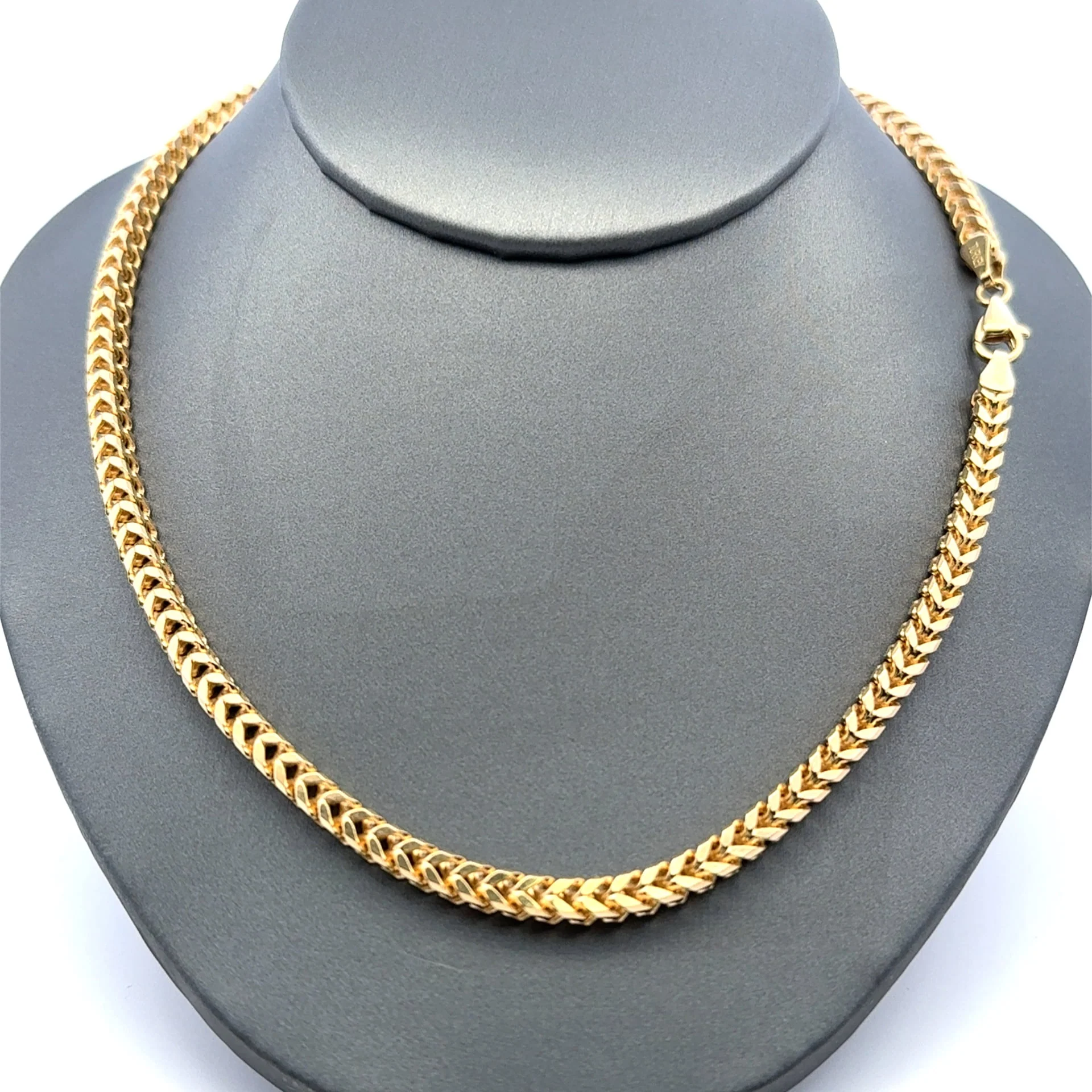 Chain Solid Franco 4mm 22" 10K