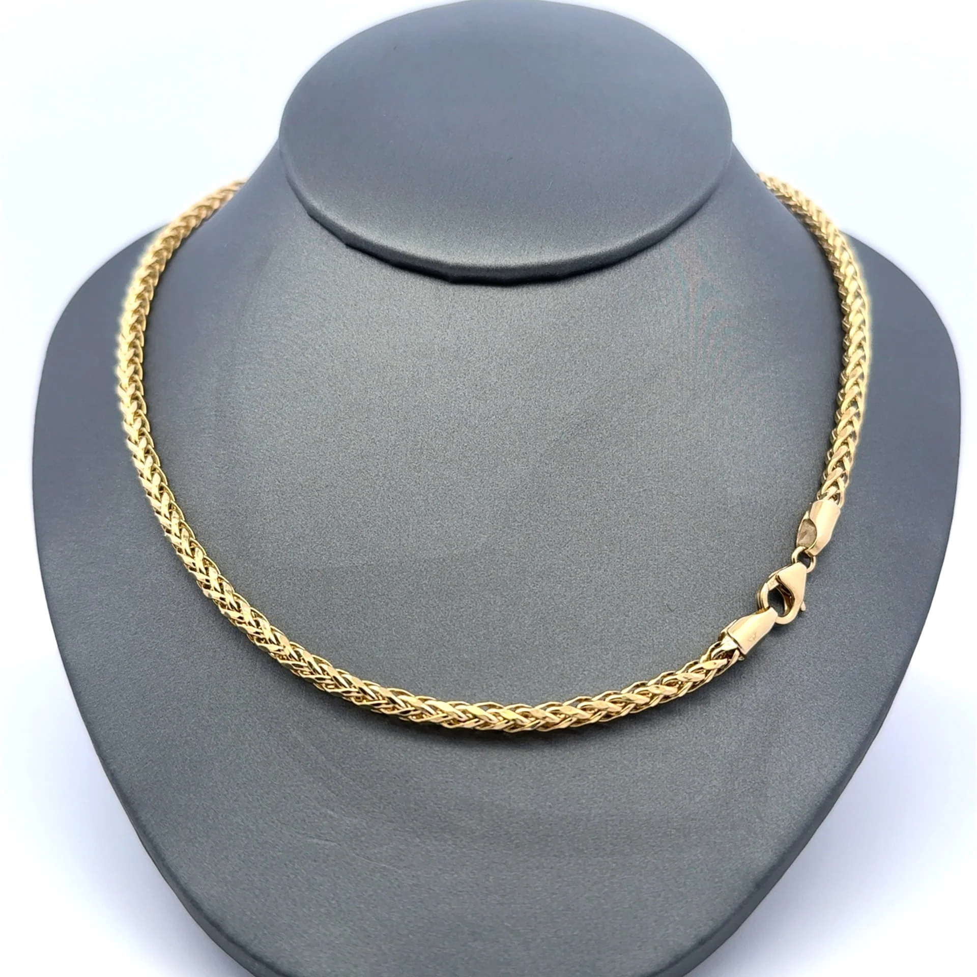 Chain Wheat Spiga Link 3.5mm 16" 10K - Image 2