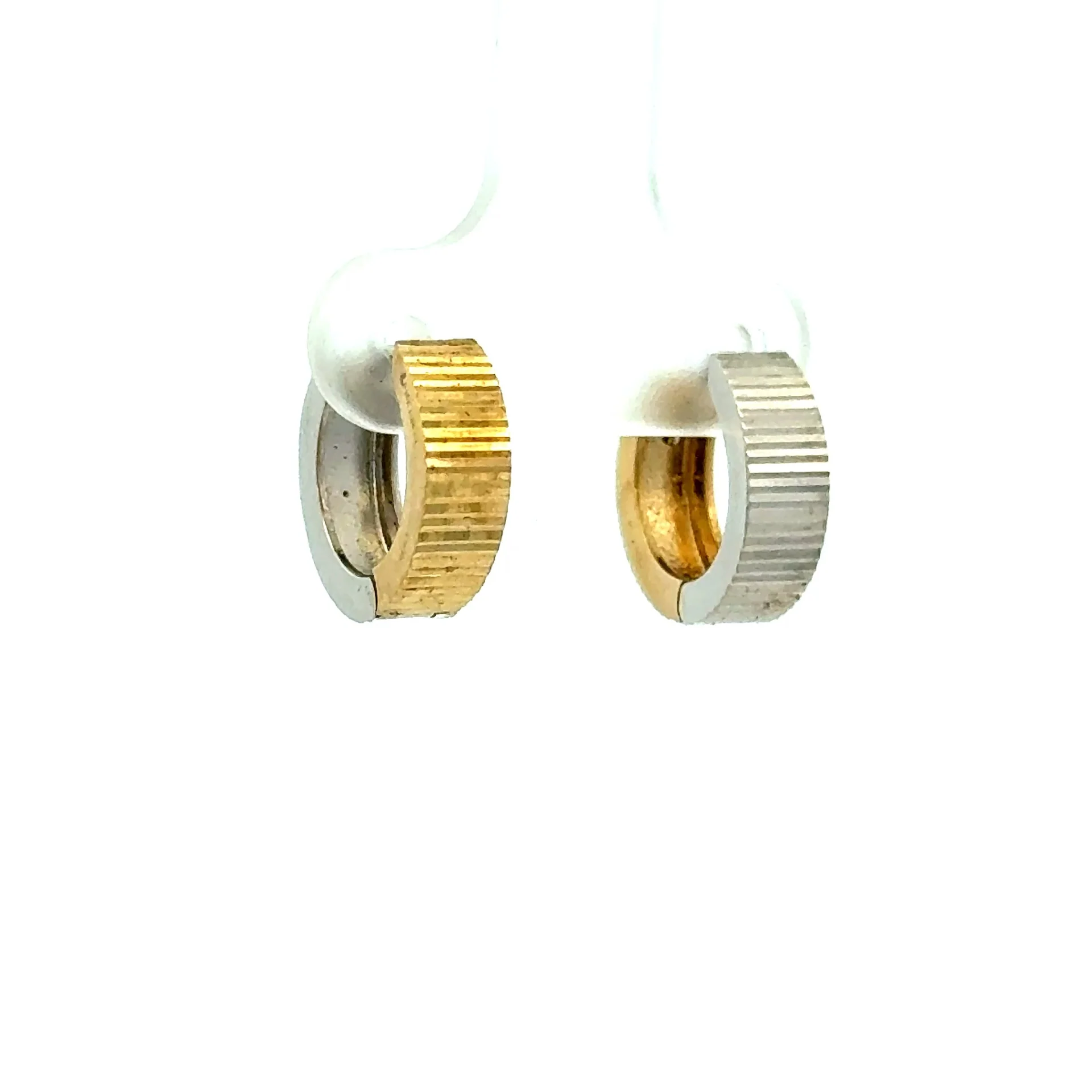Earrings Fancy Hoops 14 4.5mm 10K - Image 4