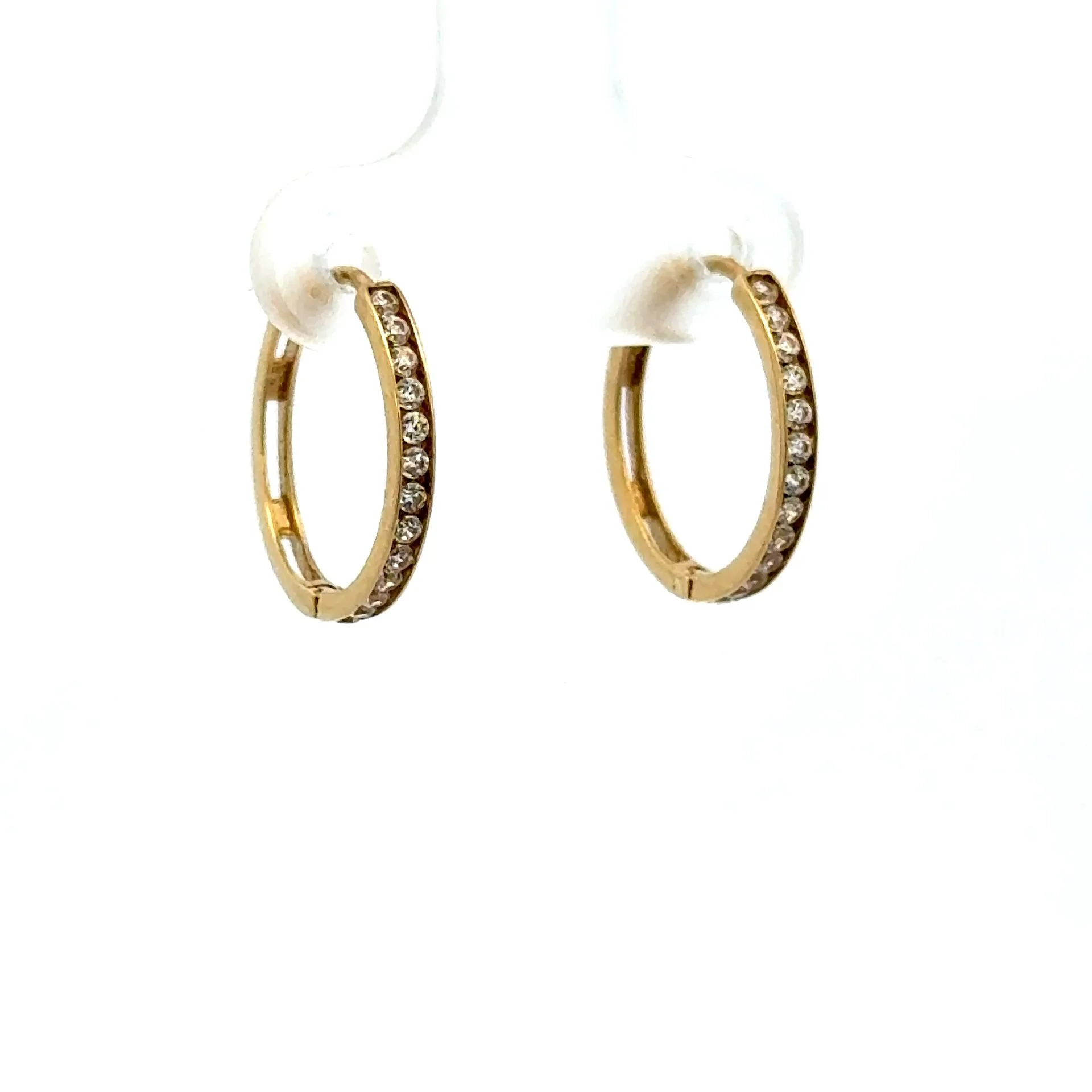 Earrings Fancy Hoops 15 2mm 10K - Image 3
