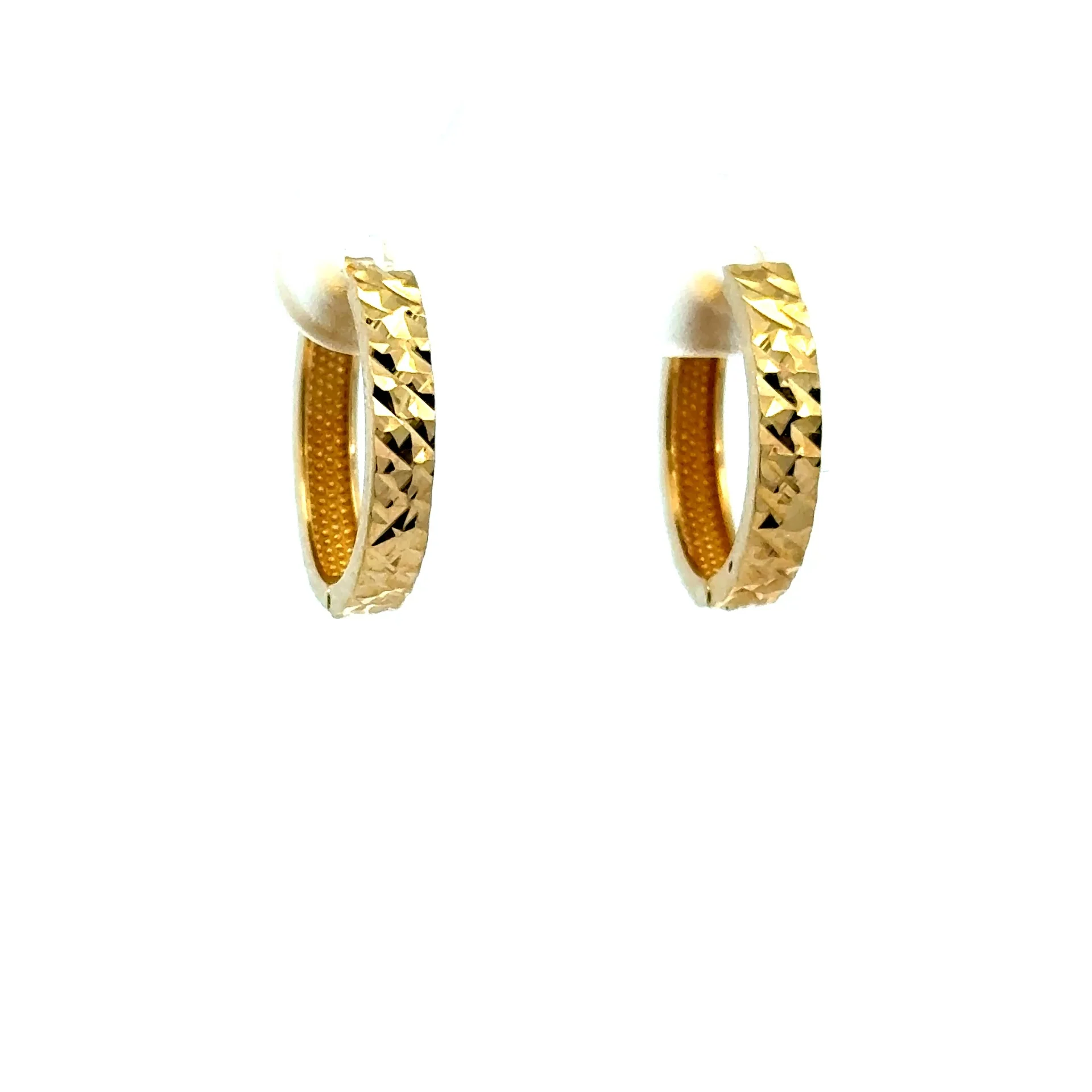 Earrings Fancy Hoops 16 2.5mm 10K - Image 2