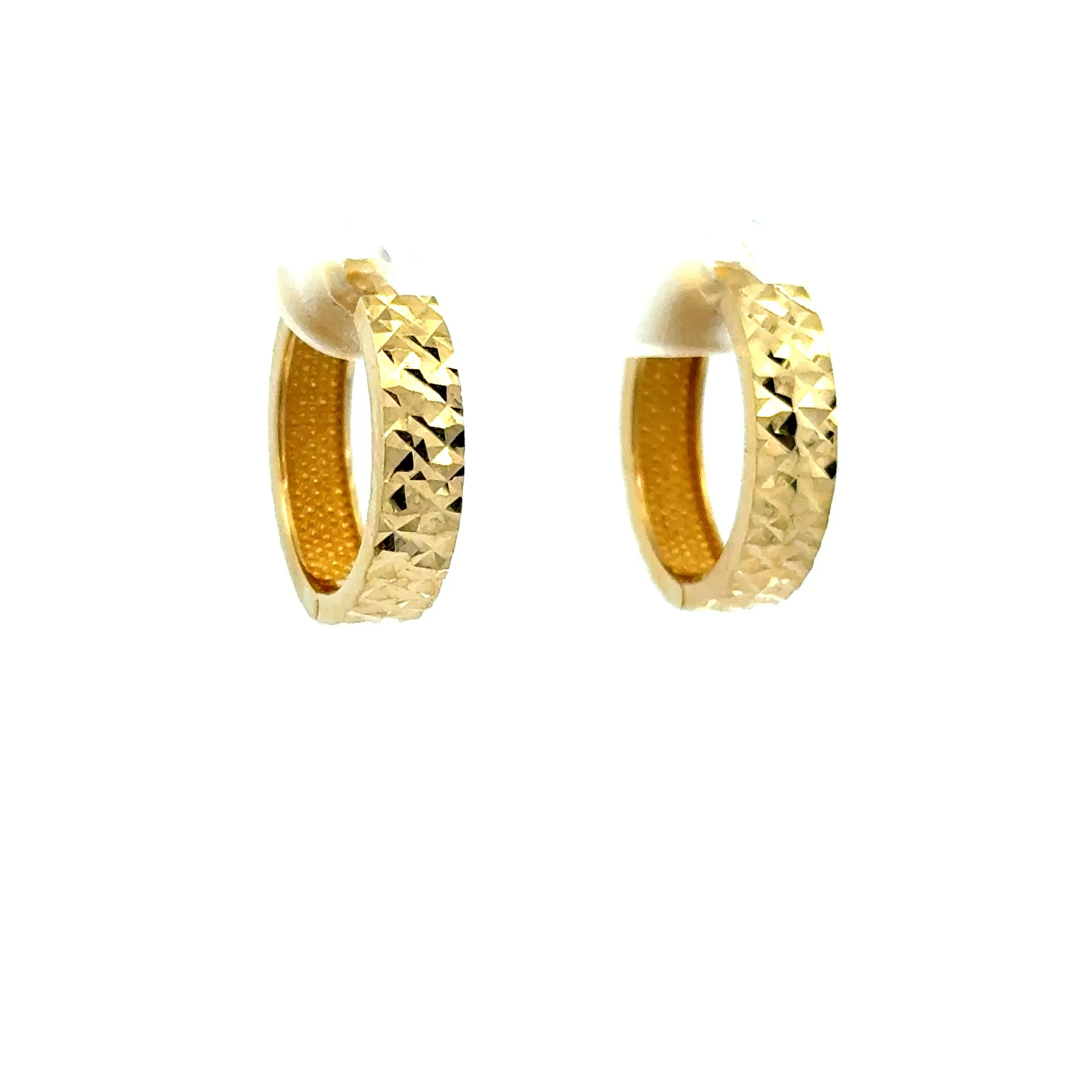 Earrings Fancy Hoops 16 3.5mm 10K - Image 6