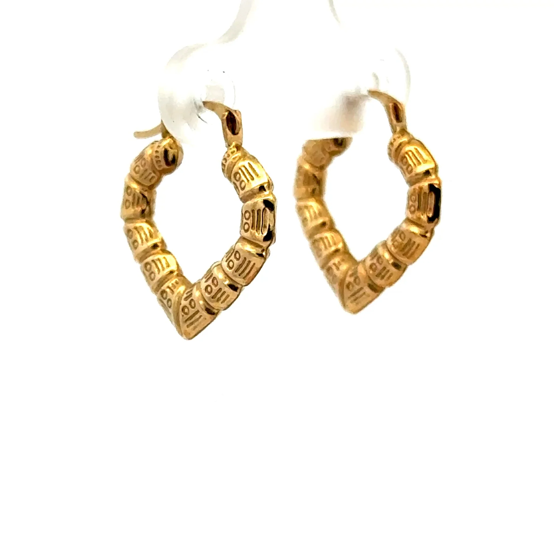 Earrings Fancy Hoops 16.5 3mm 10K - Image 2