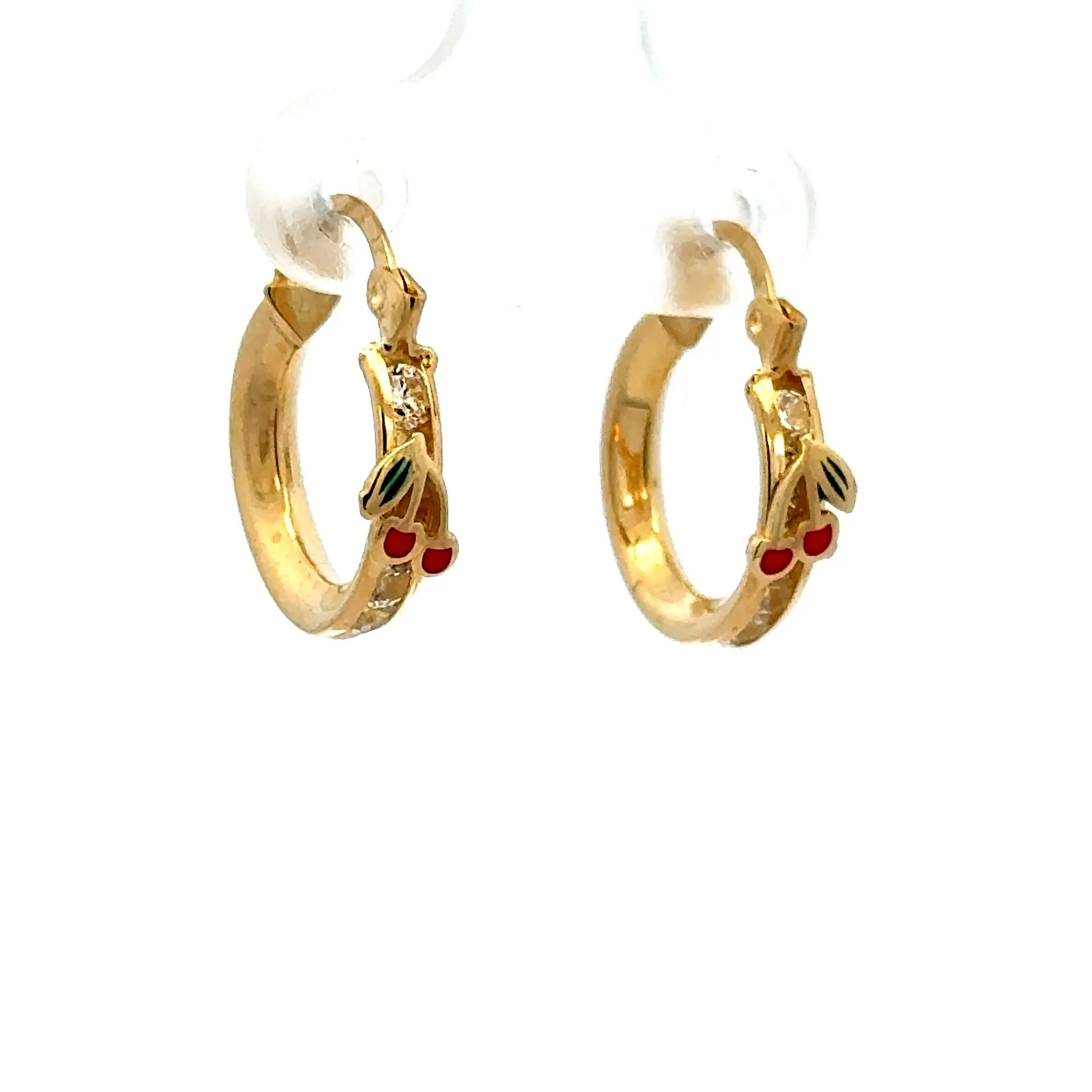 Earrings Fancy Hoops 16.5 3mm 10K - Image 3