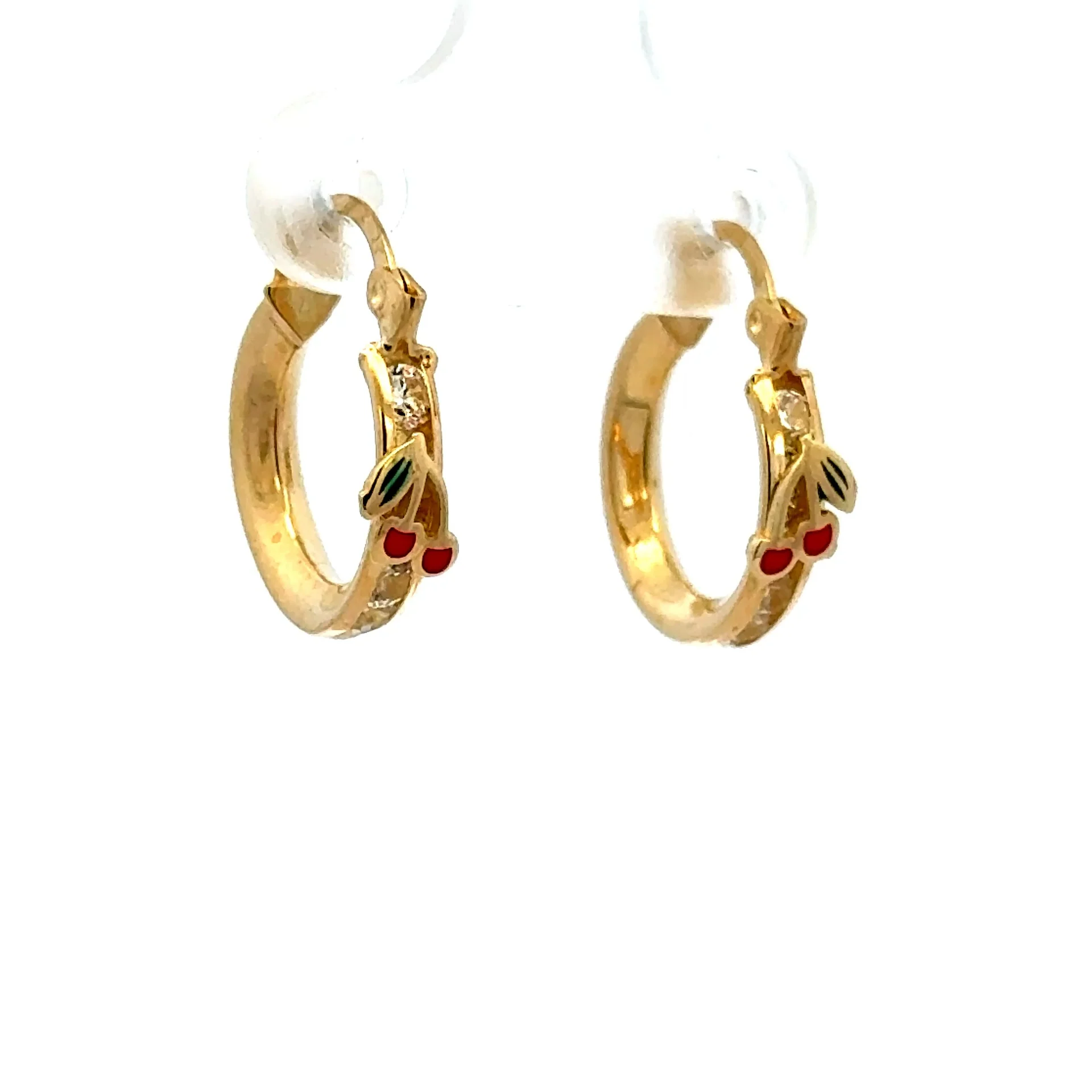 Earrings Fancy Hoops 16.5 3mm 10K - Image 2