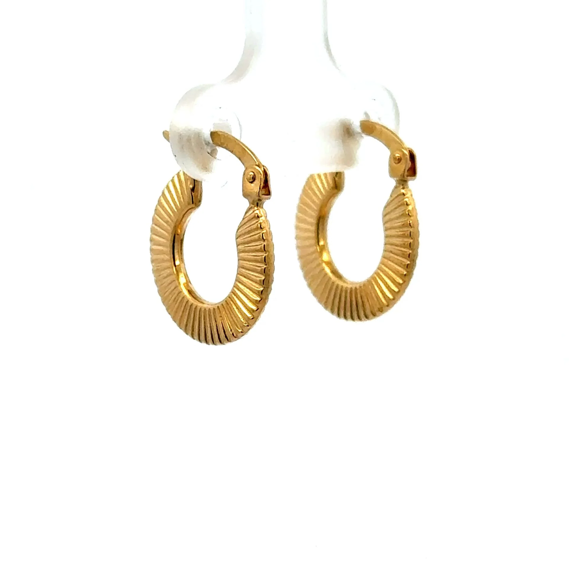 Earrings Fancy Hoops 17.5 1.5mm 10K - Image 3