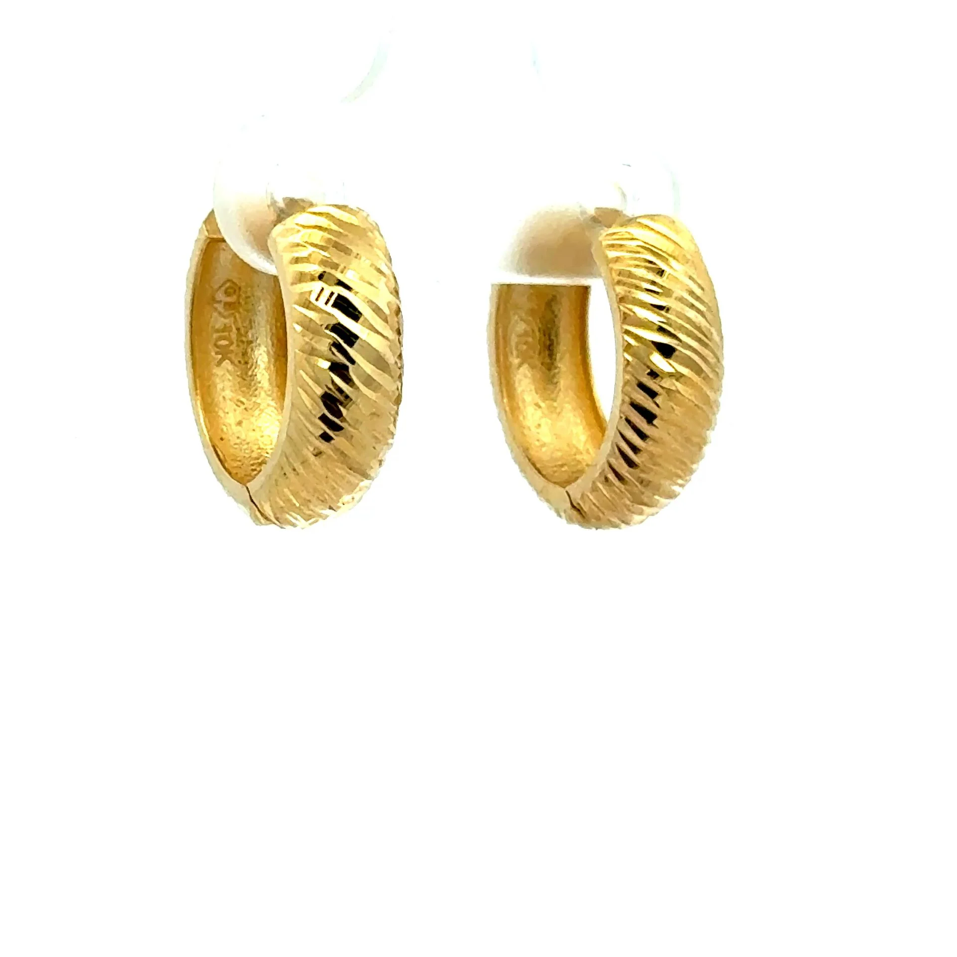 Earrings Fancy Hoops 17 5.5mm 10K - Image 3