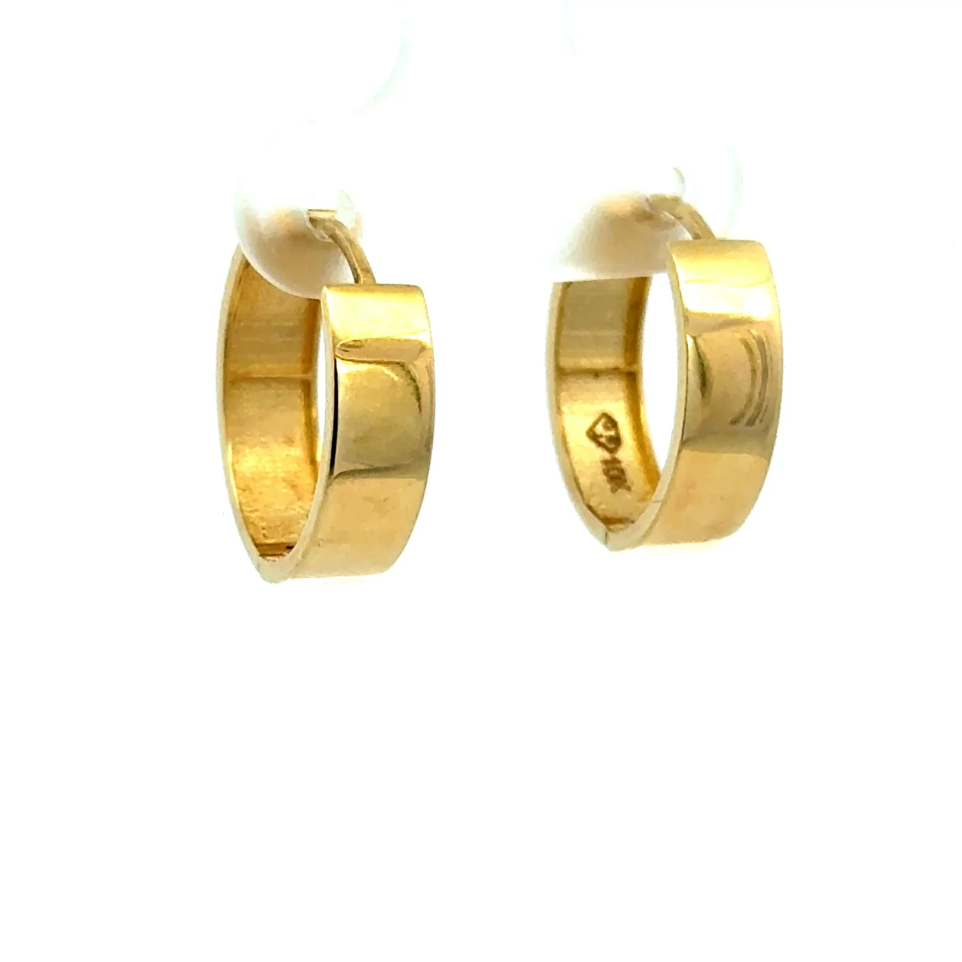 Earrings Fancy Hoops 17 5mm 10K