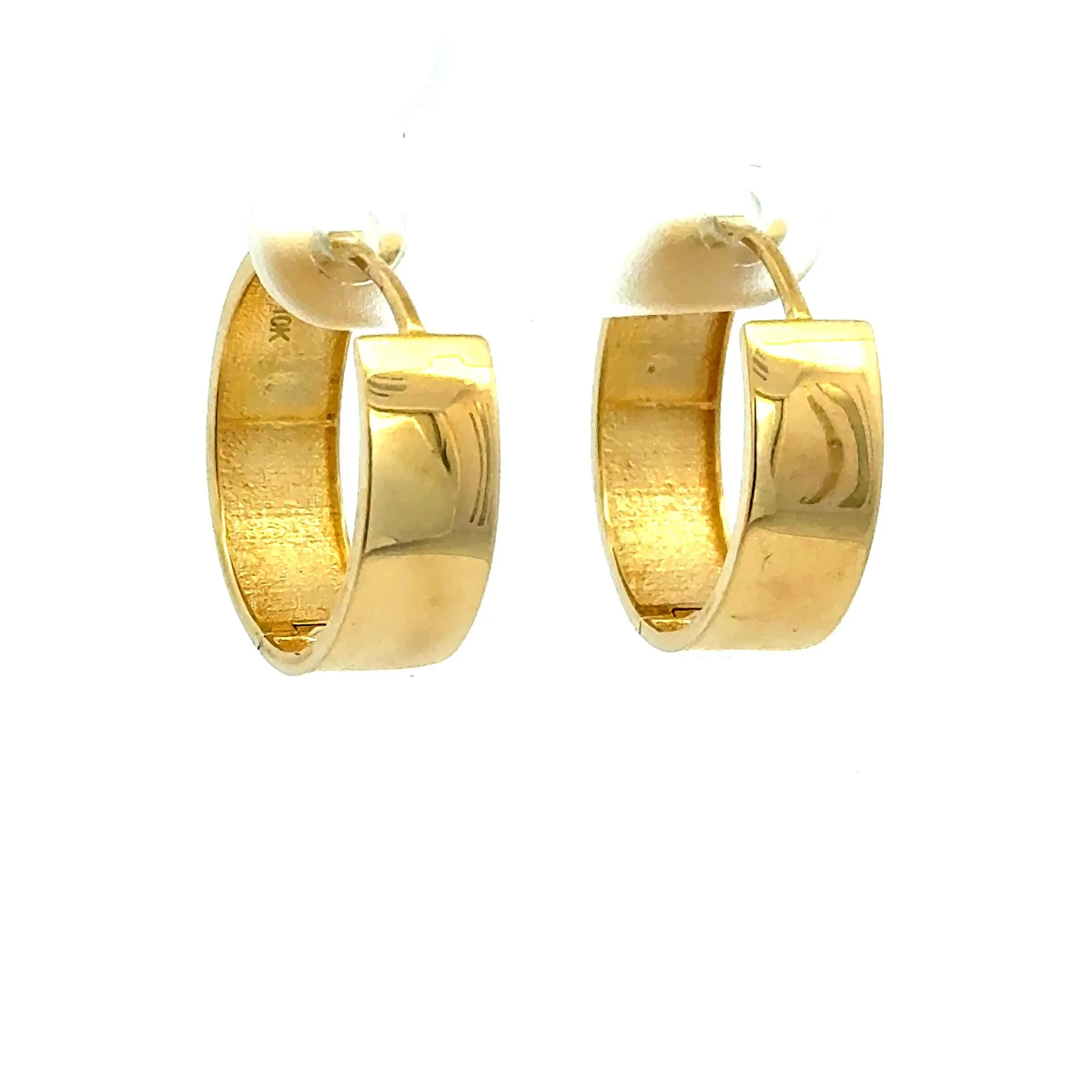 Earrings Fancy Hoops 18.5 6mm 10K - Image 6