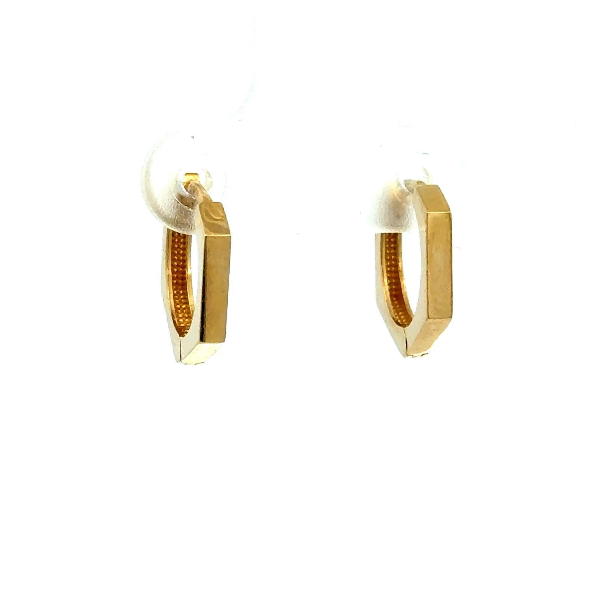 Earrings Fancy Hoops 18.5 6mm 10K - Image 5