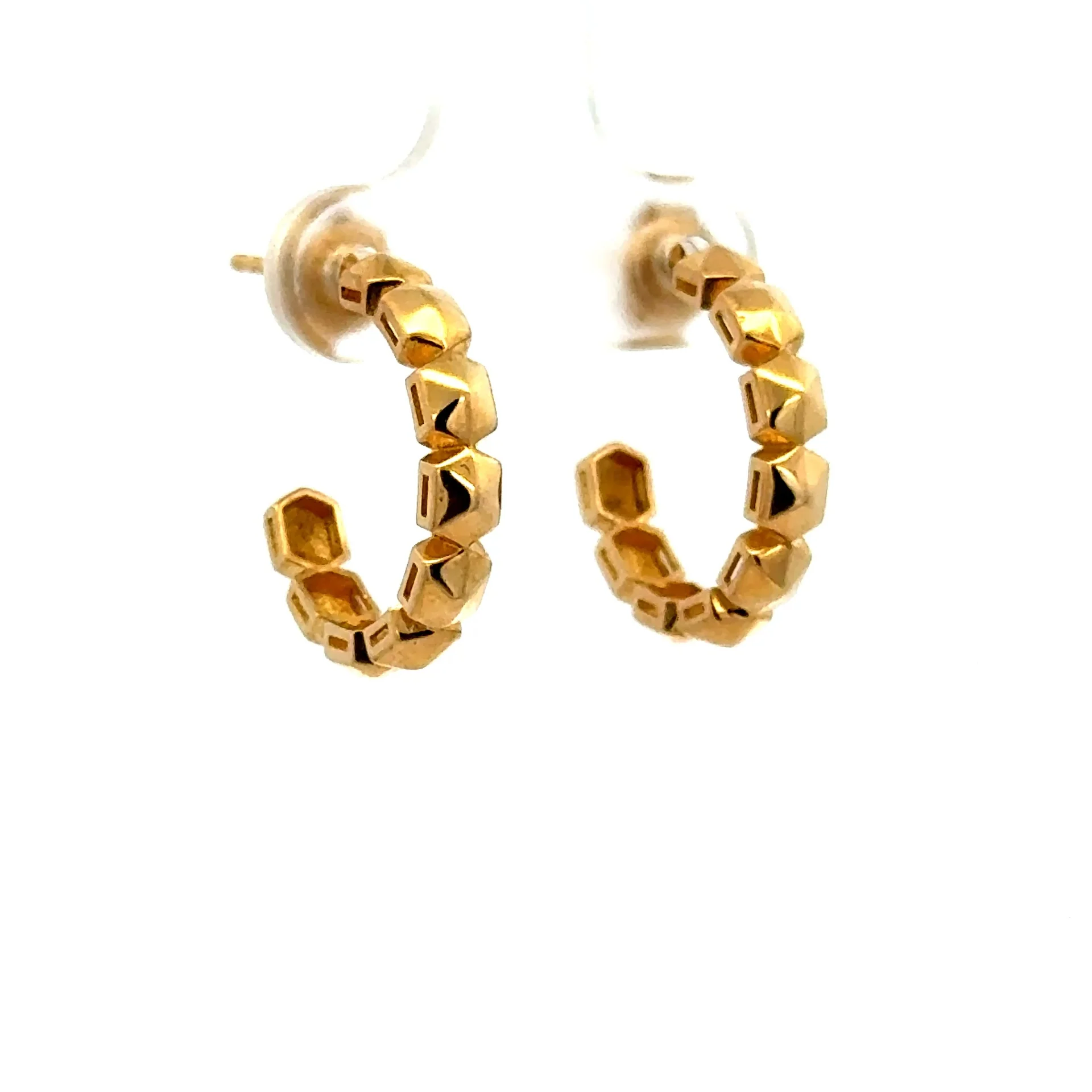Earrings Fancy Hoops 19.5 5mm 10K - Image 2