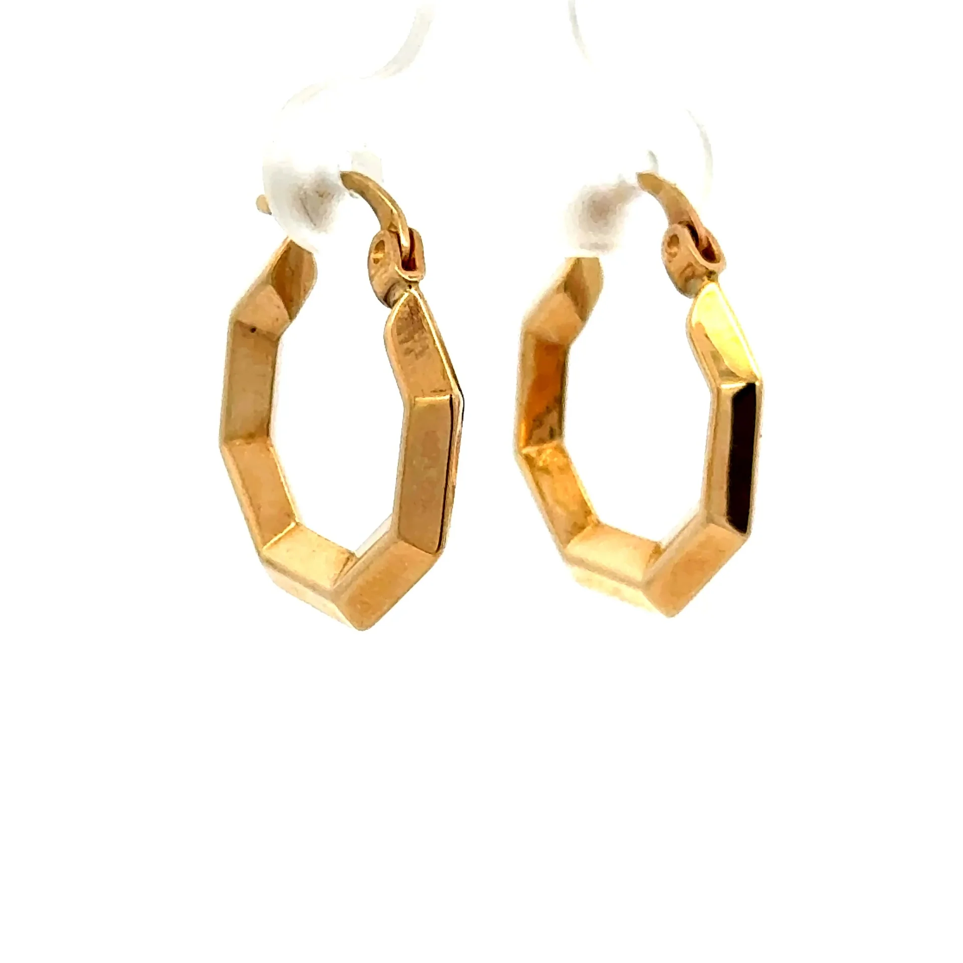 Earrings Fancy Hoops 20 3mm 10K