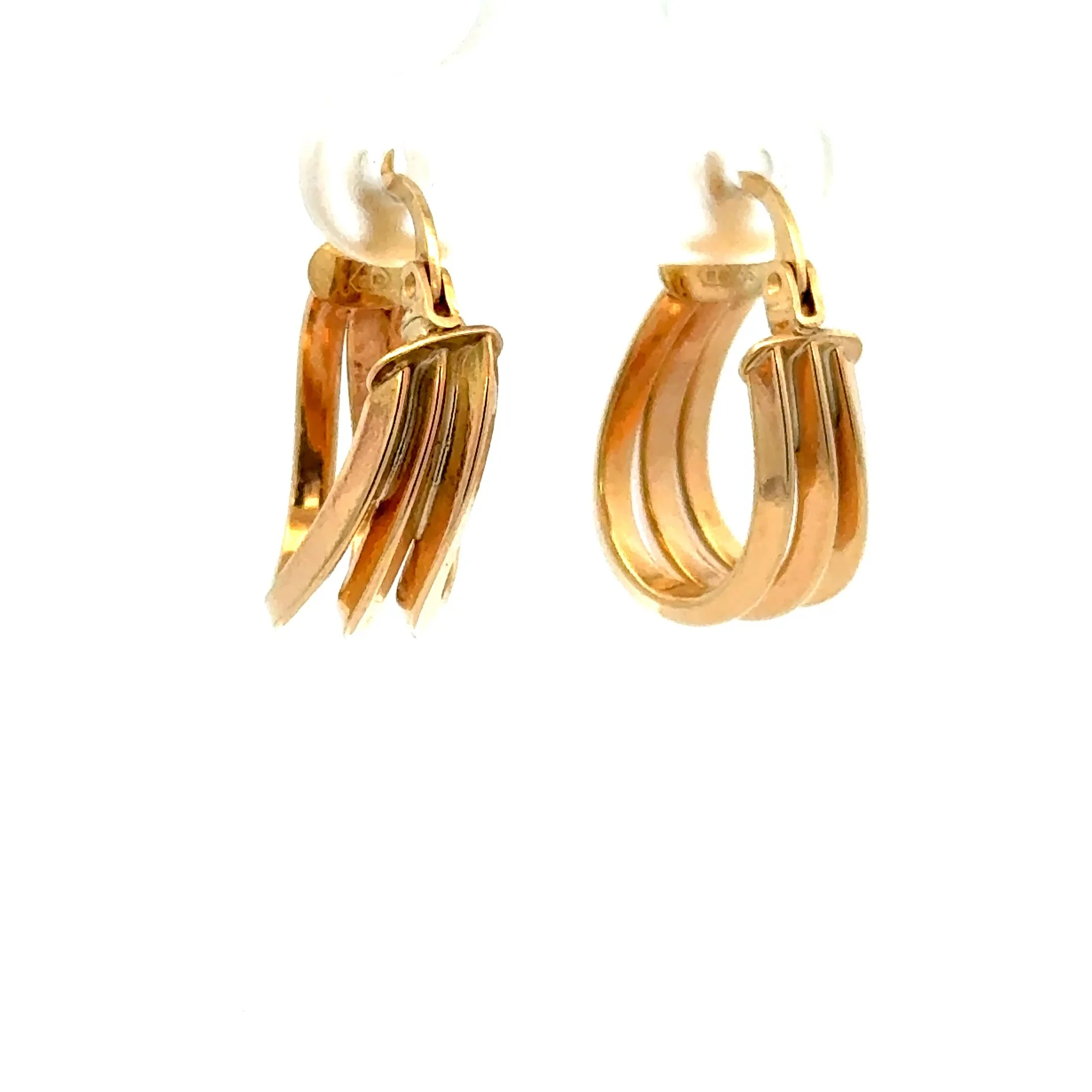 Earrings Fancy Hoops 20 7.5mm 10K