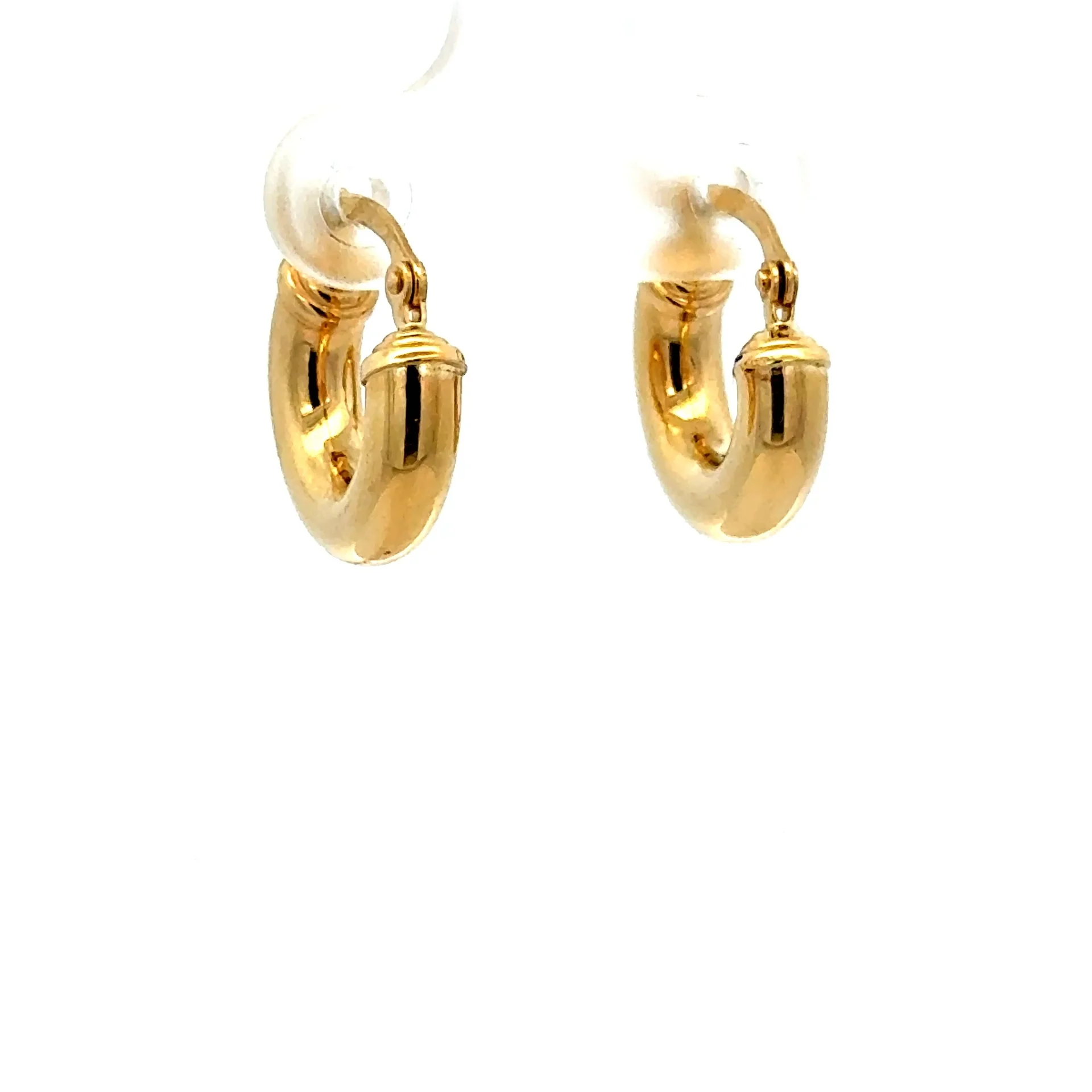 Earrings Fancy Hoops 22 4mm 10K - Image 2