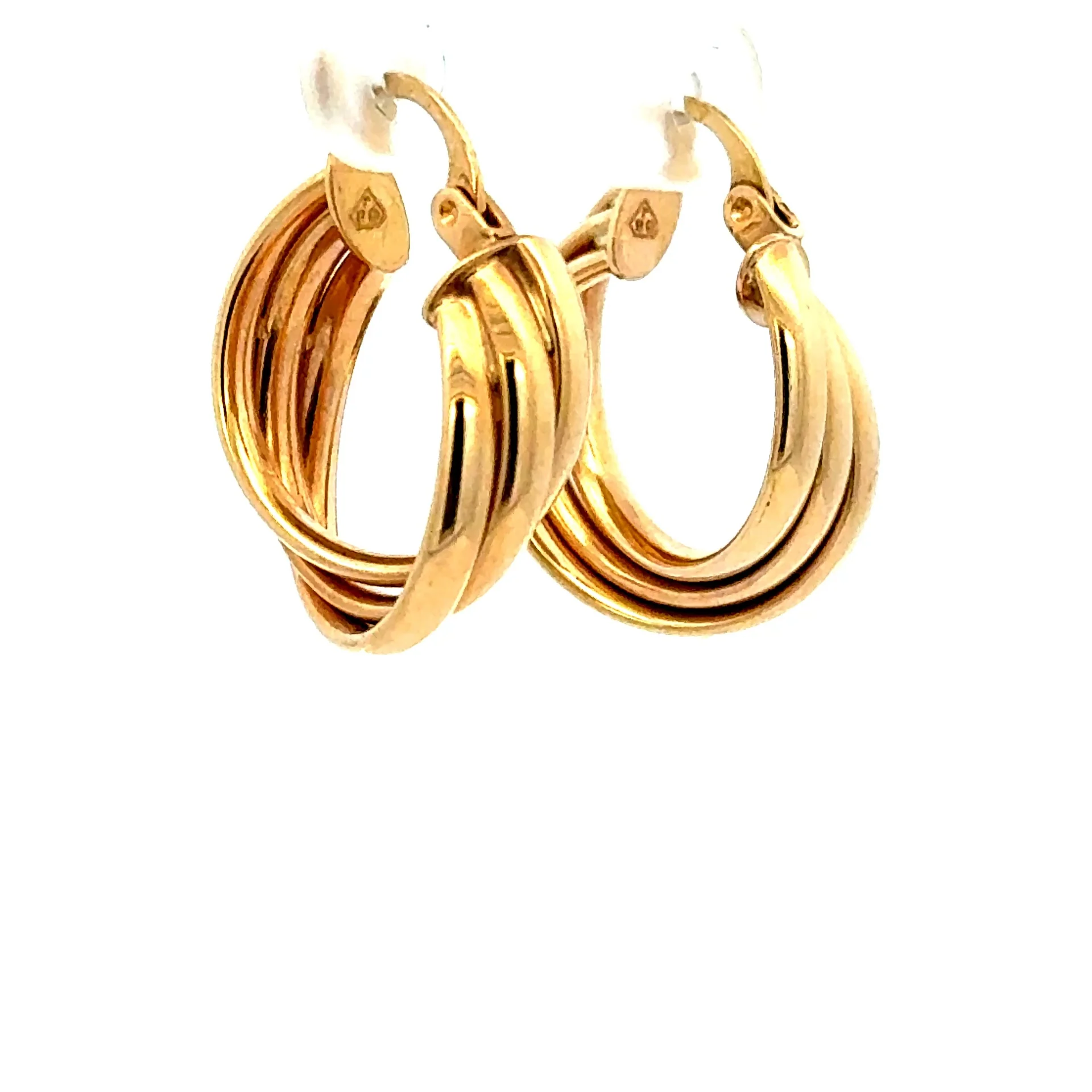 Earrings Fancy Hoops 22.5 7mm 10K