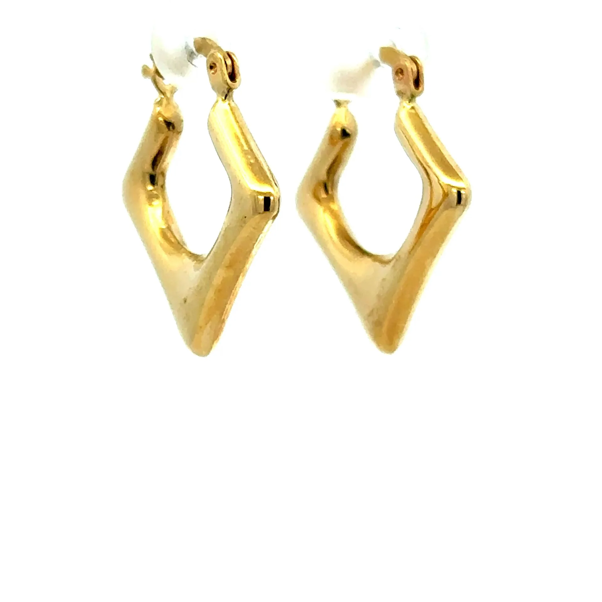 Earrings Fancy Hoops 24.5 3.5mm 10K - Image 5