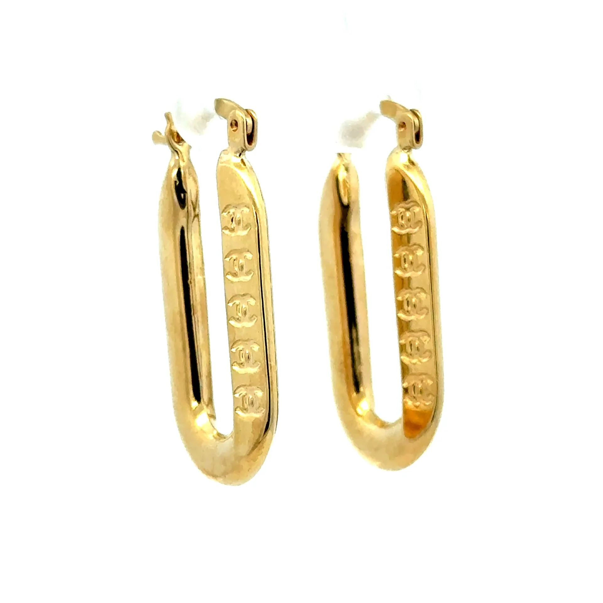 Earrings Fancy Hoops 31.5 2.5mm 10K - Image 2