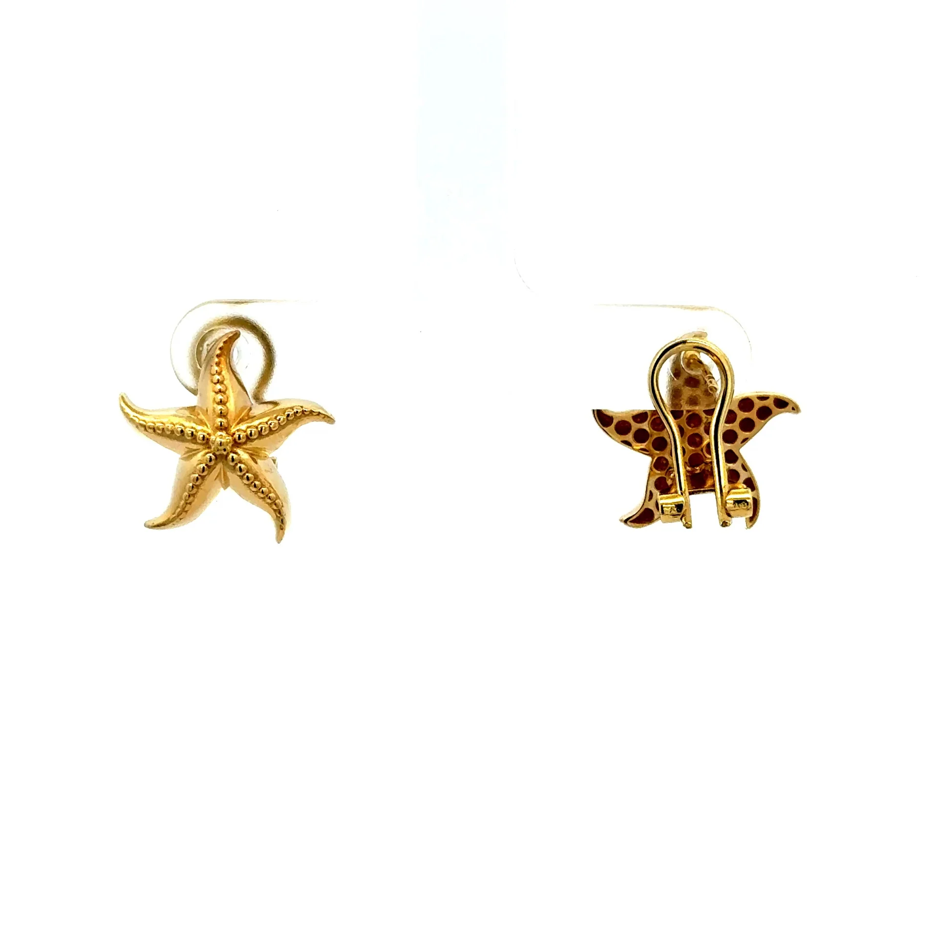 Earrings Omega Lock 23 23mm 10K - Image 5