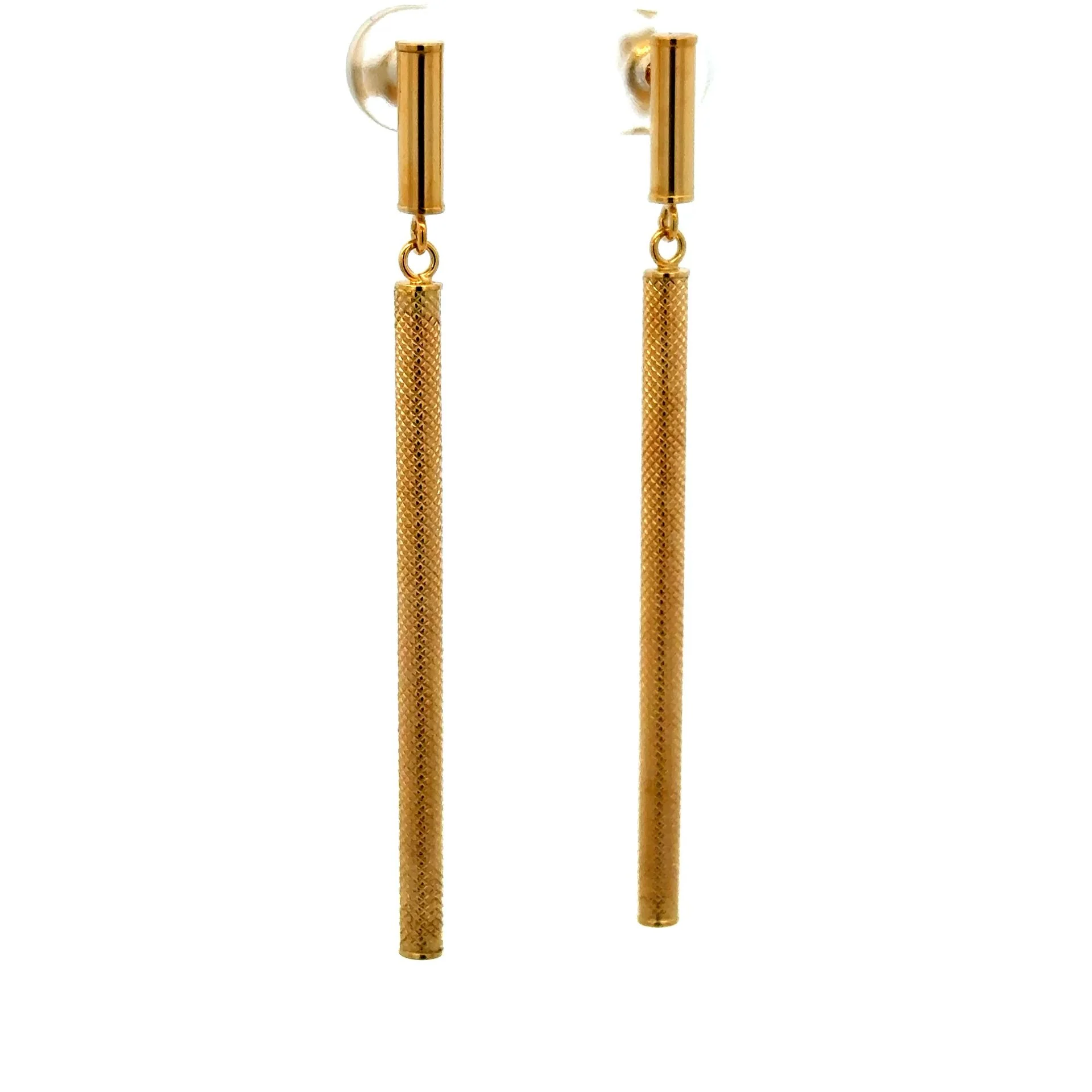Earrings Pendant Bar 61 3mm 10K - Image 2