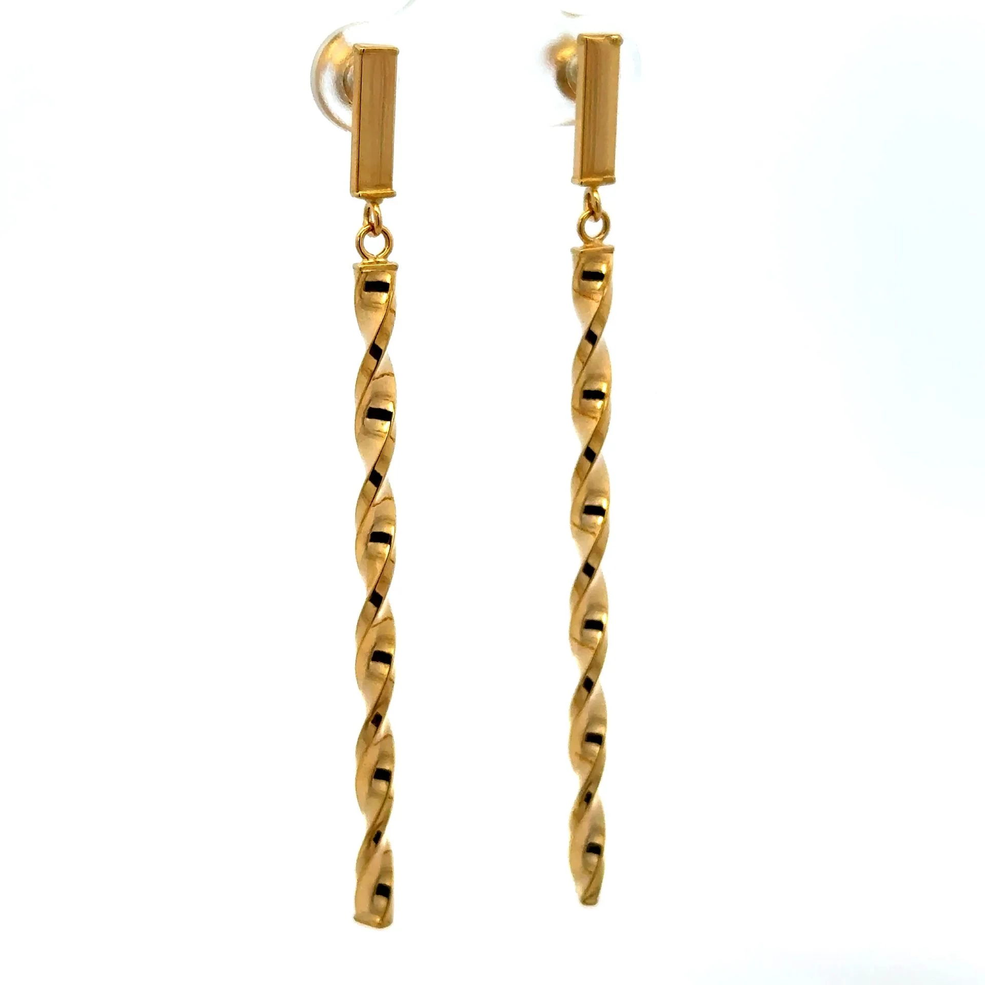 Earrings Pendant Bar 66 3mm 10K - Image 2
