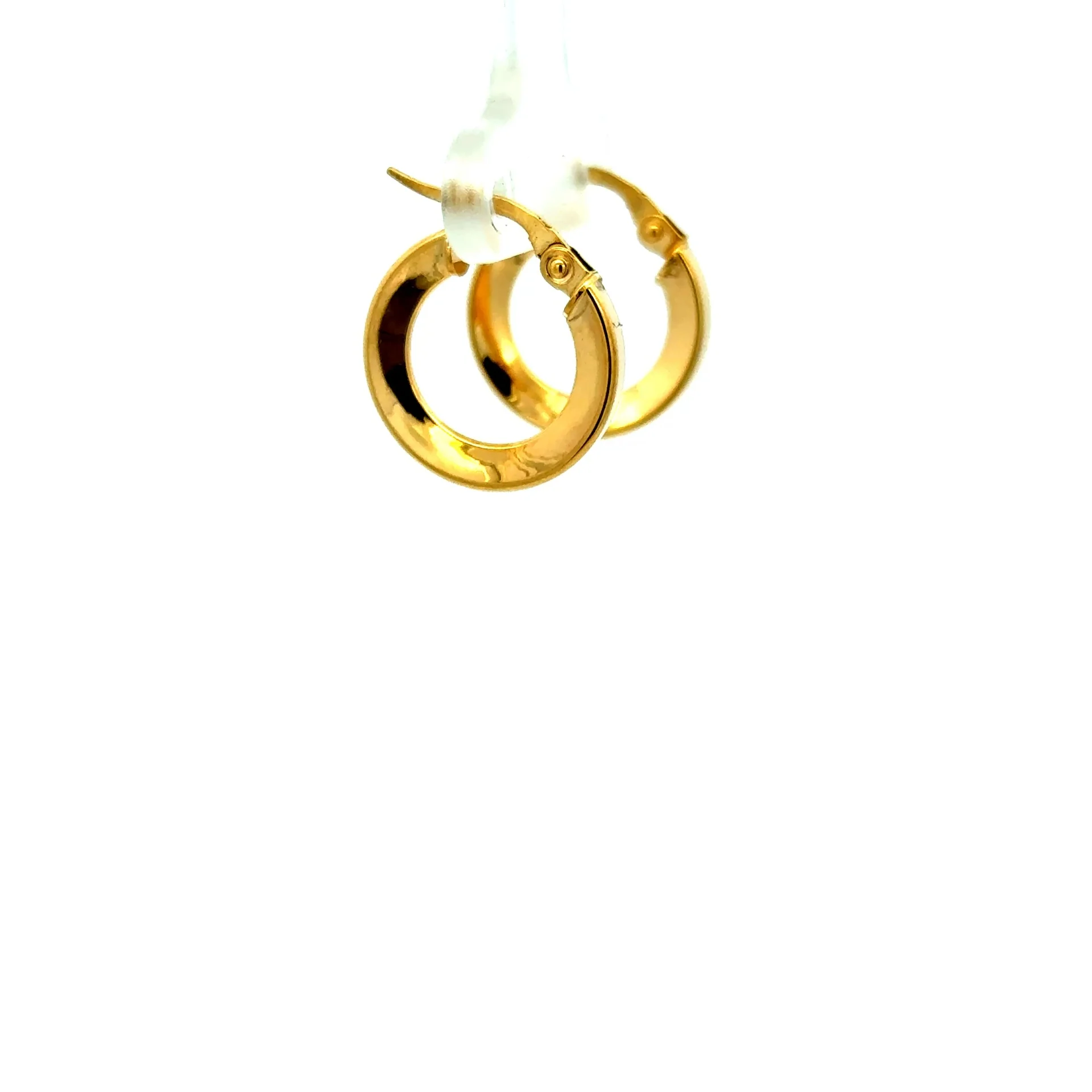 Earrings Plain Hoops 17.5 2.5mm 10K - Image 3