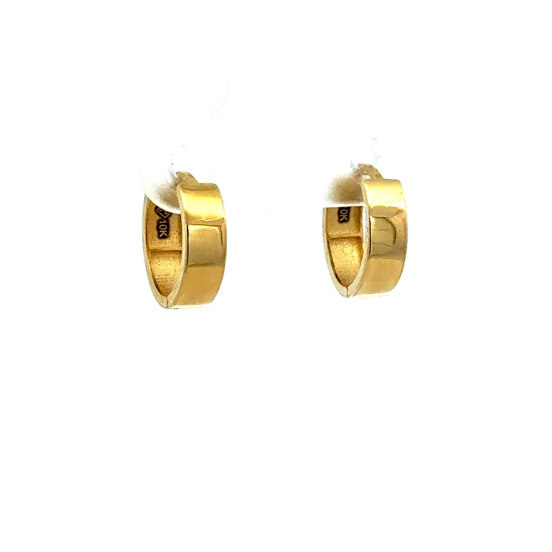 Earrings Stylish Hoops 12.5 3.5mm 10K - Image 3