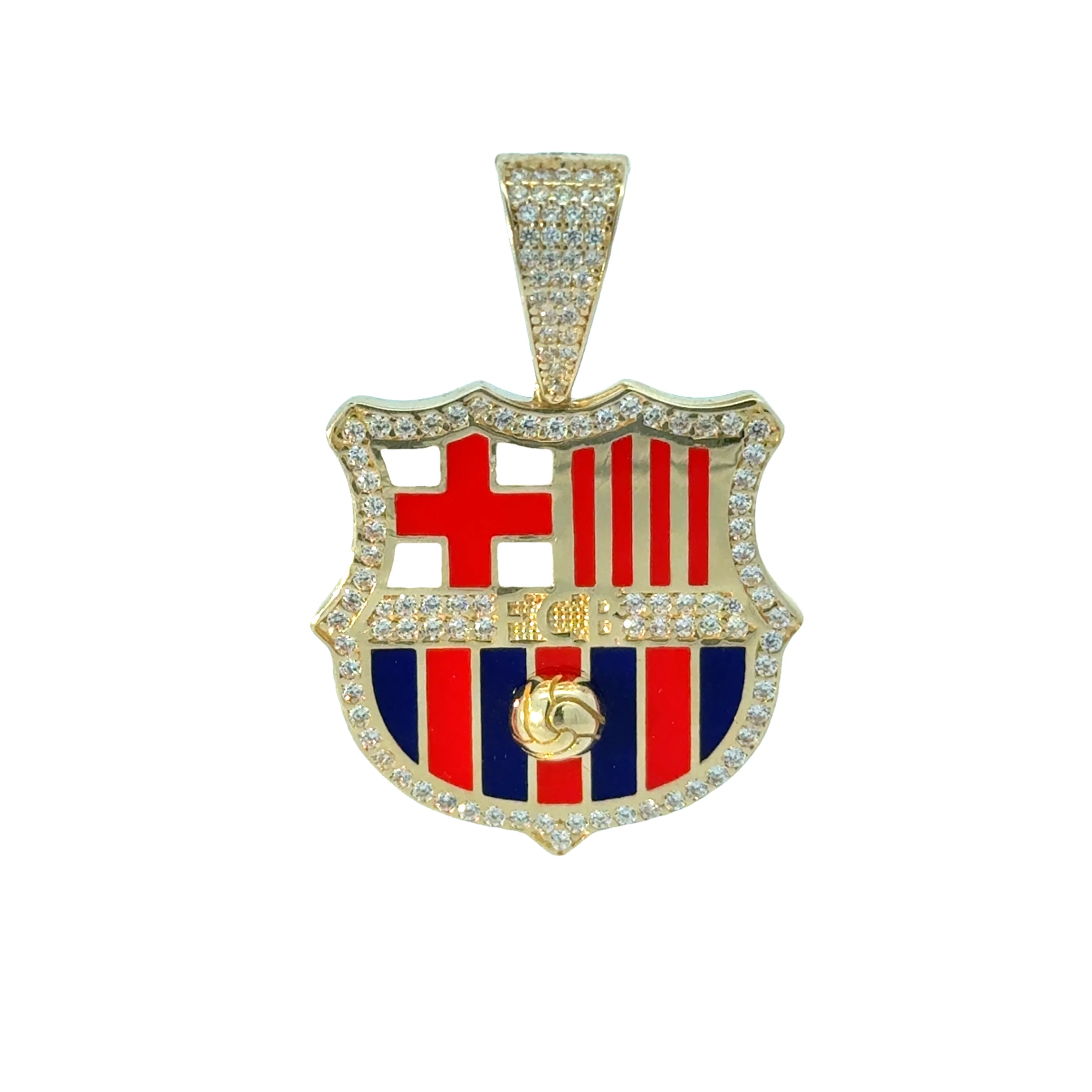 Elegant Barcelona Pendant 14k FCB