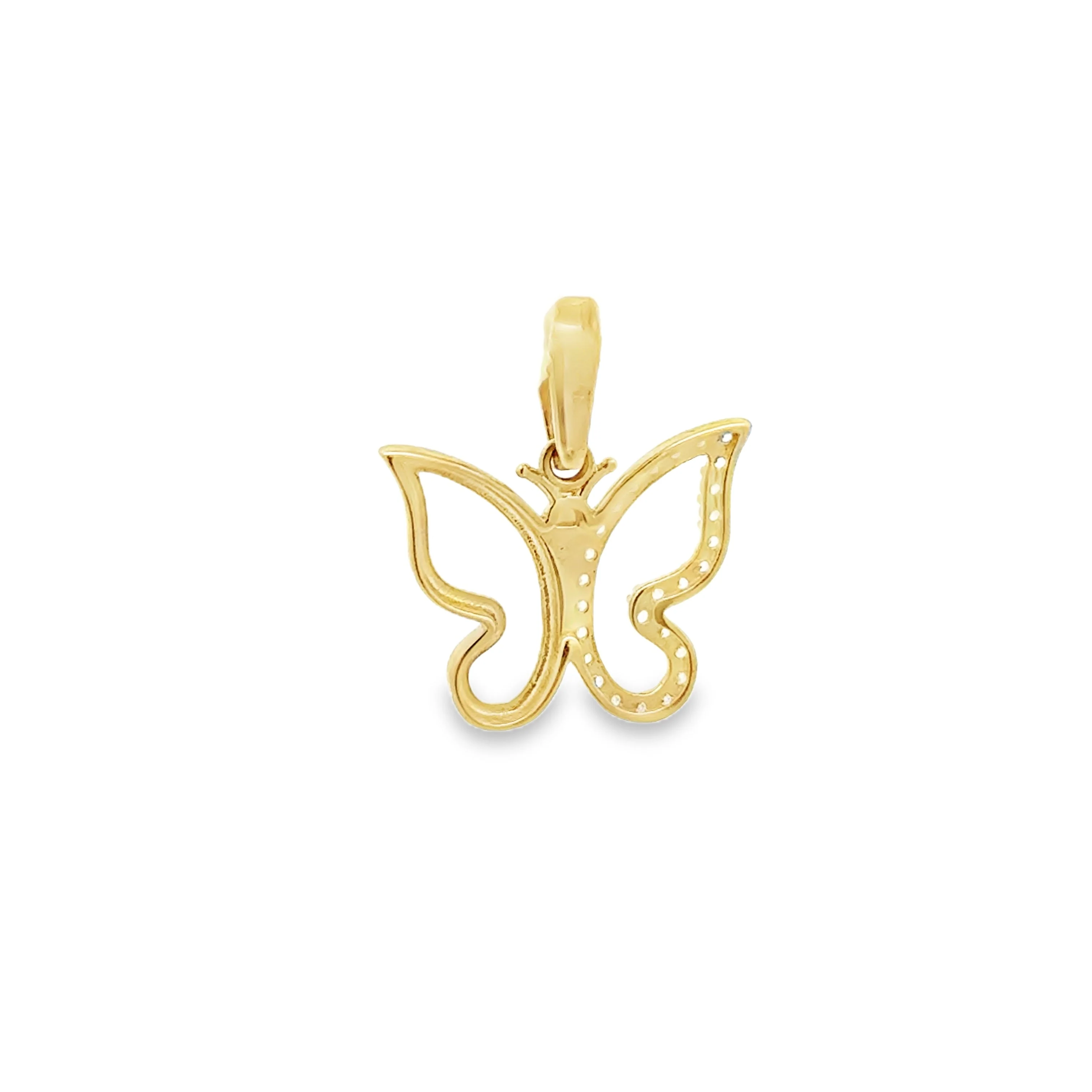 Elegant Butterfly Pendant 14k - Image 2