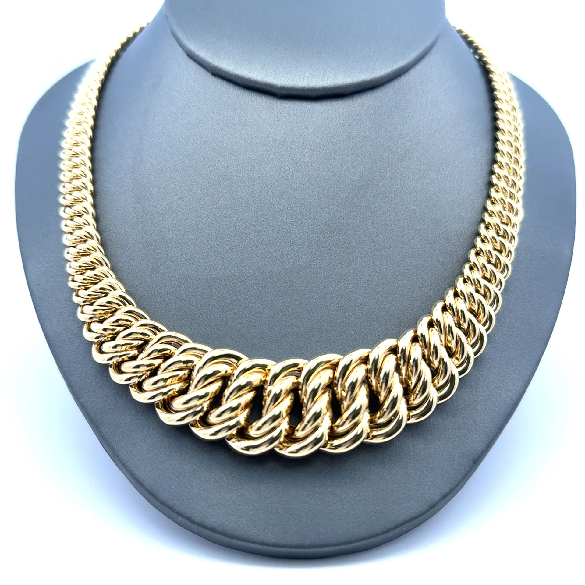 Necklaces Princess Cut 19.5mm 18" 10K