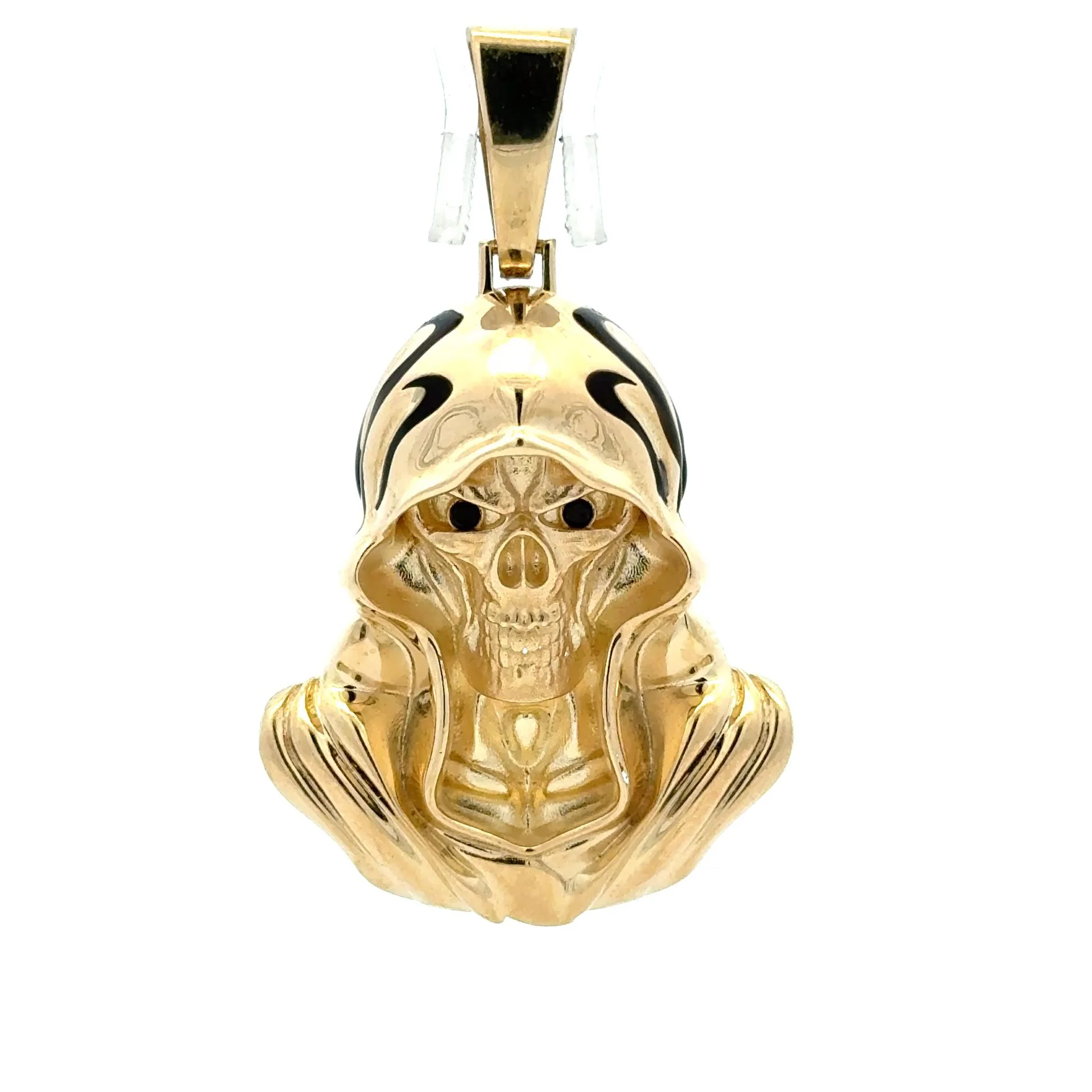 Pendant Black-Eyed Skull with Hood 56 10K - Image 6
